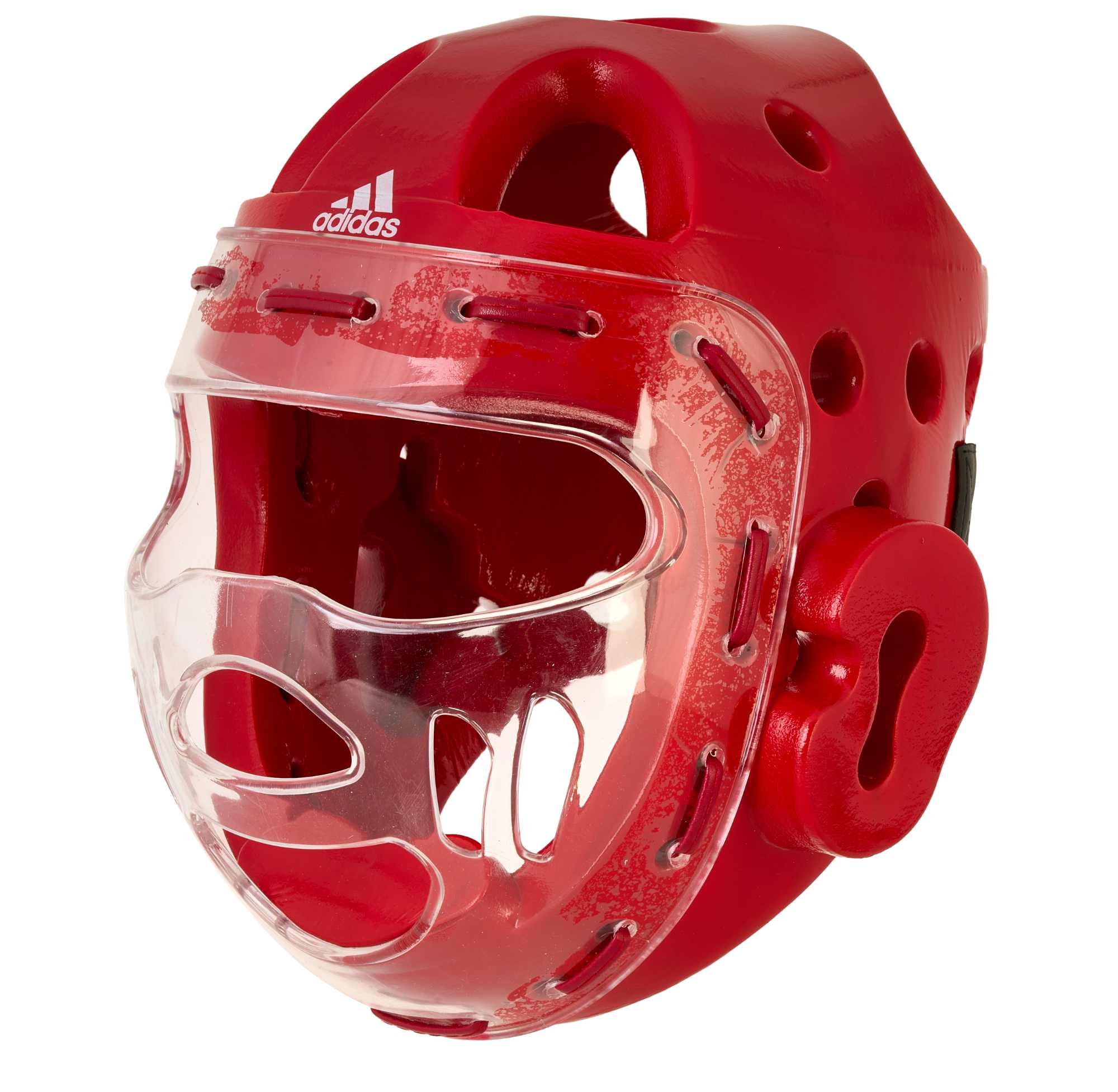 adidas Kopfschutz Dip rot mit Maske, ADITHGM01