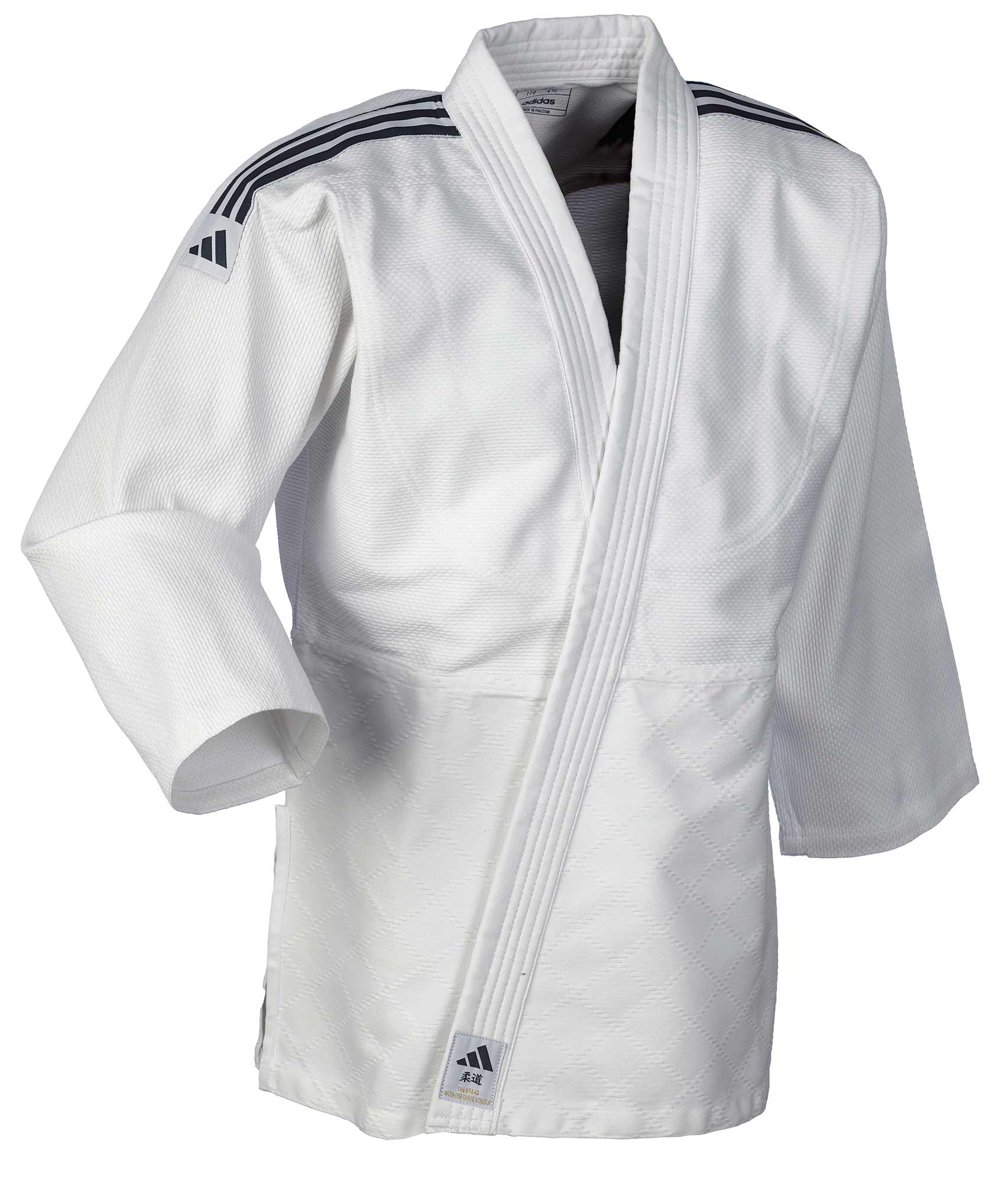 adidas judo gi Club J350 white/black stripes