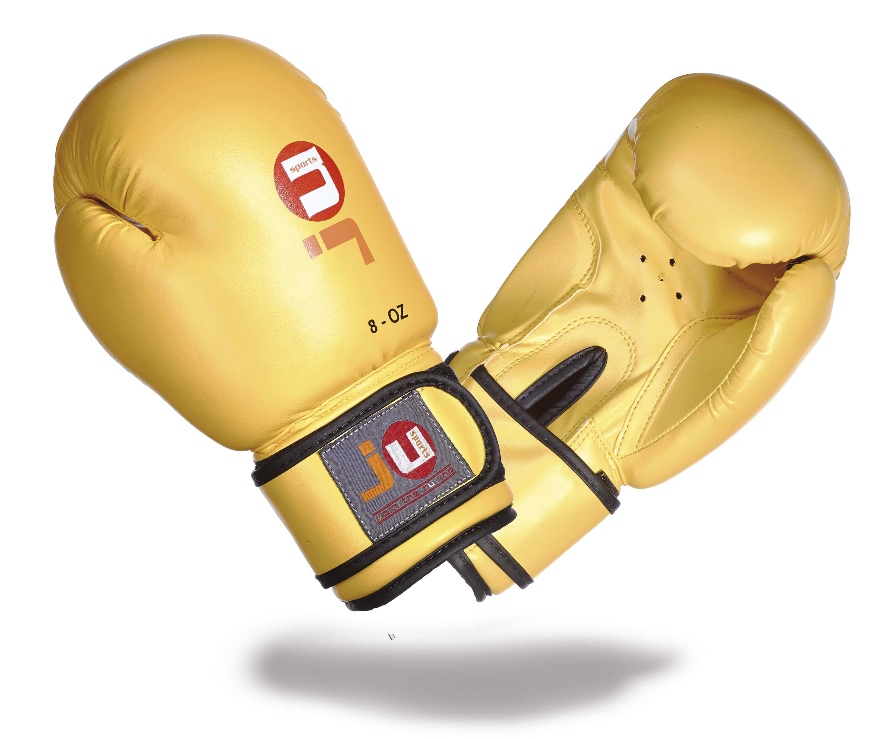 Boxhandschuhe Kinder gelb, altes Logo