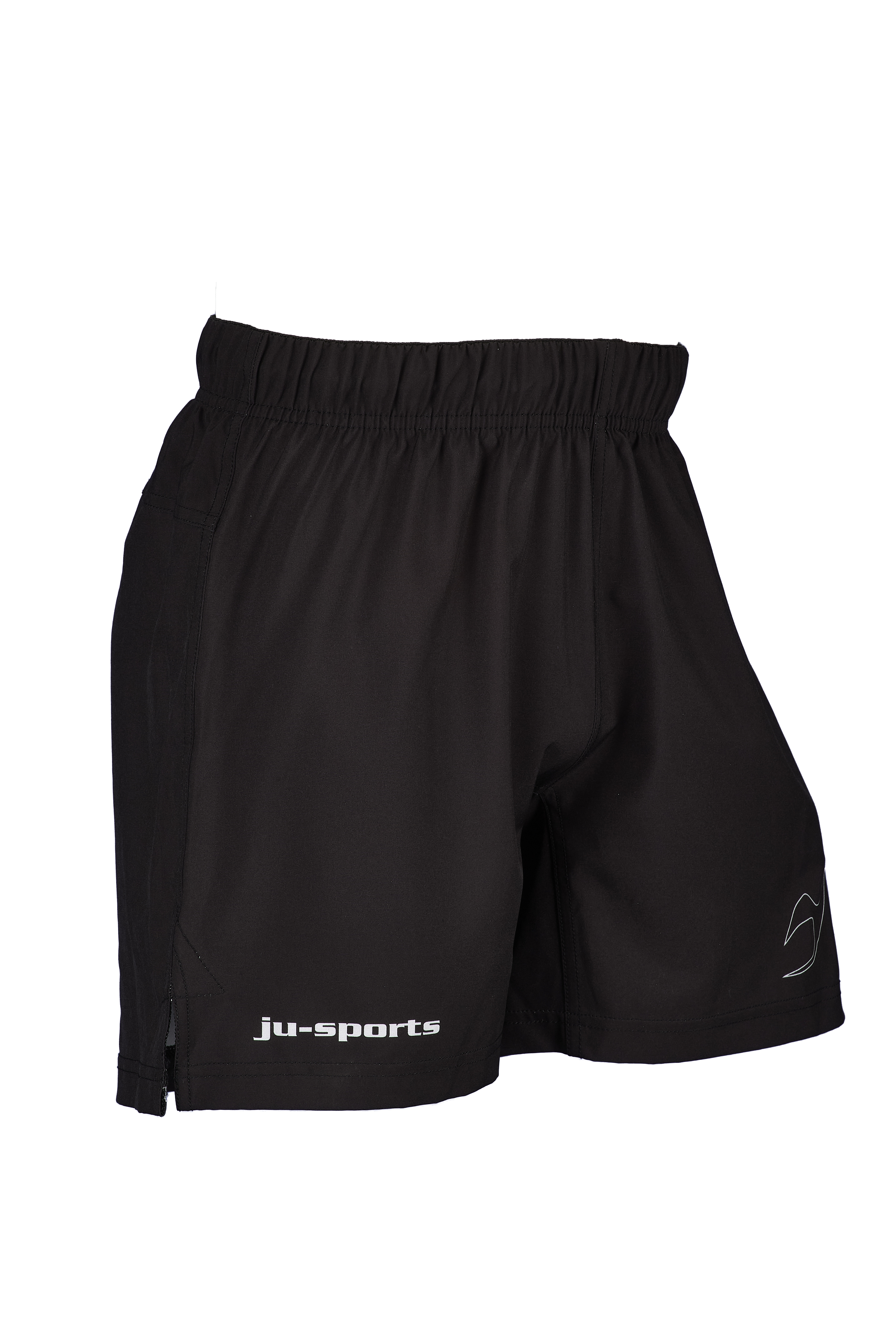 Shorts, Athletic, Schwarz, Elastischer Bund, Ju-Sports