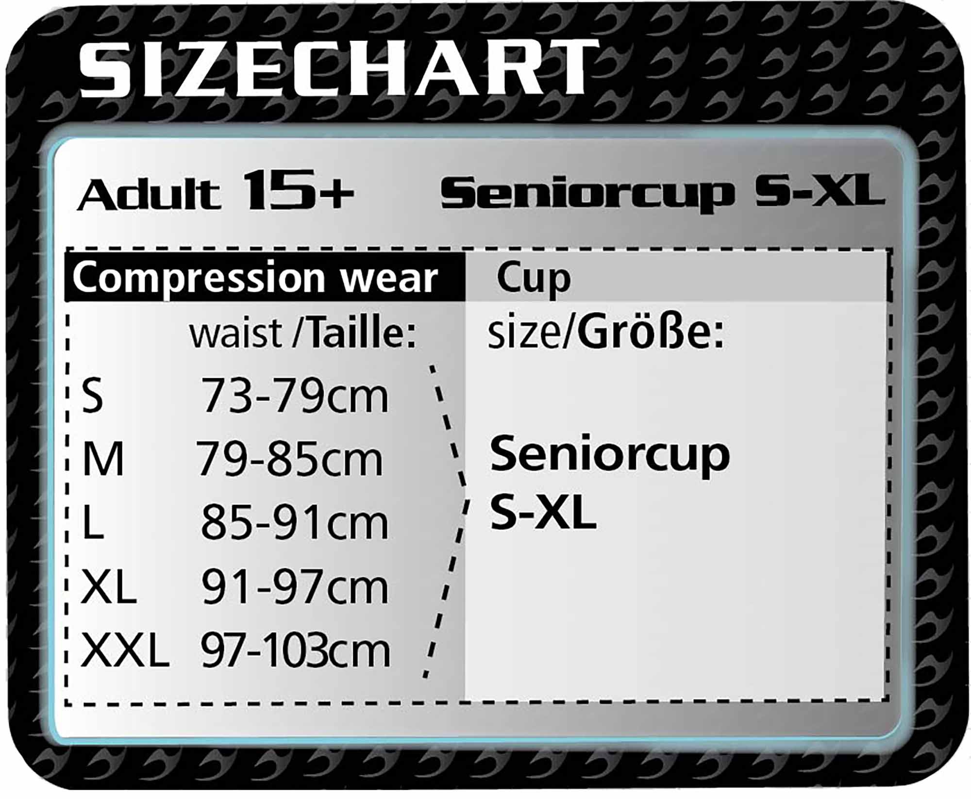 Ju-Sports Compression ProLine Shorty + Motion Pro Flexcup, Tiefschutz