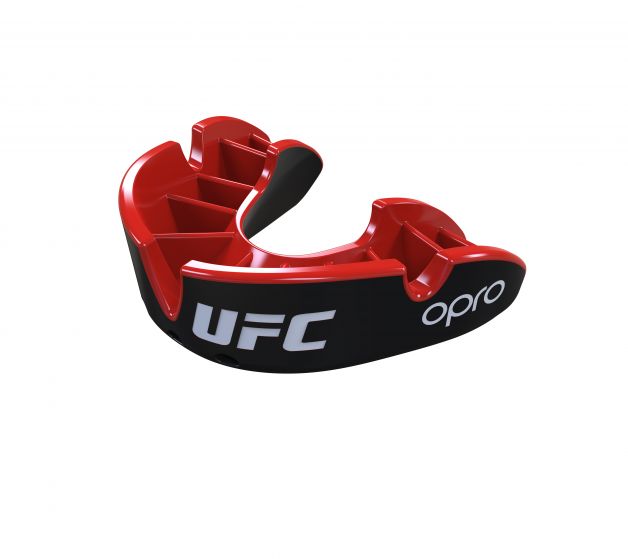 OPRO Mouthguard Silver Level UFC Senior black/red