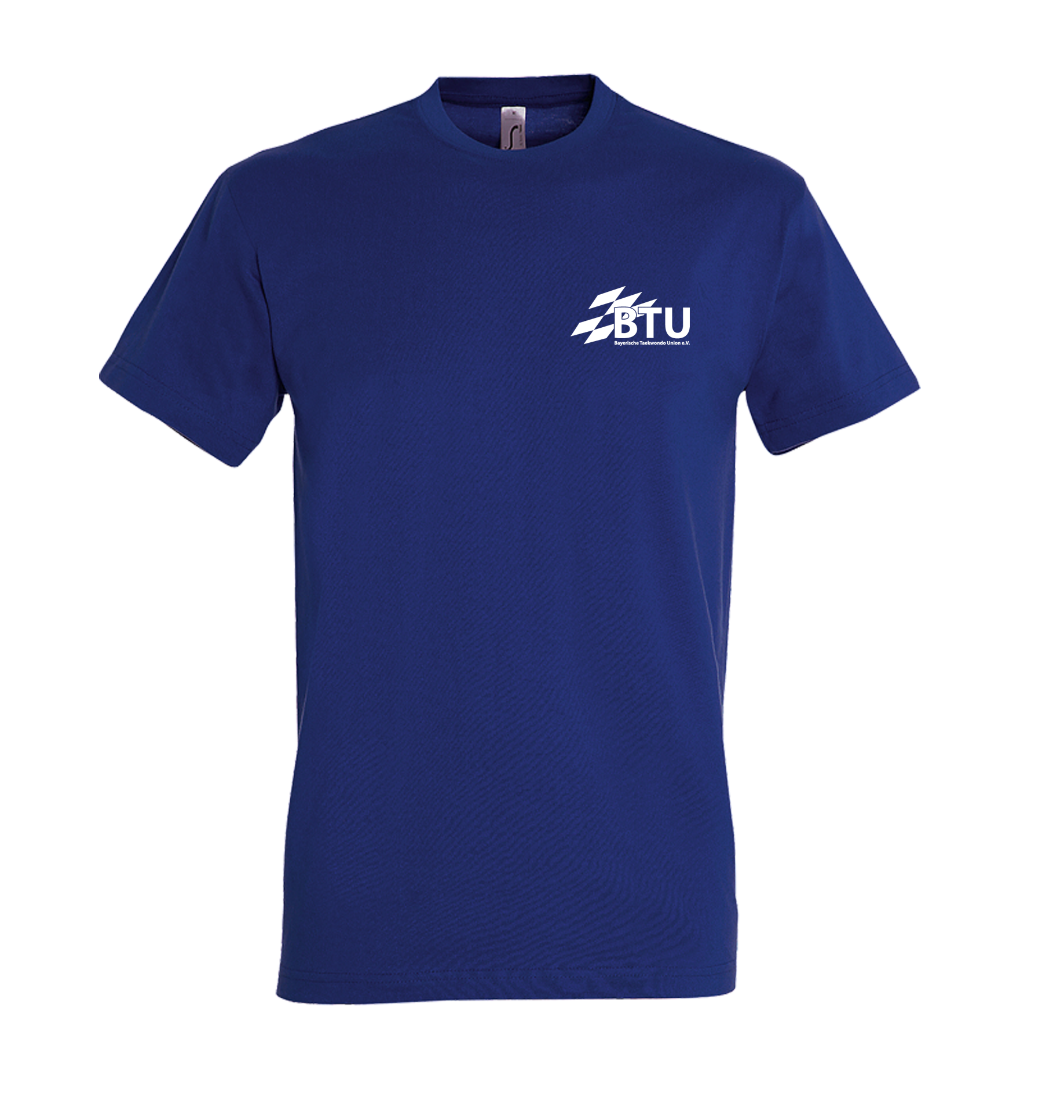 T-Shirt, Kurzarm, Uni Farbe, Logo-Print, Sportshirt