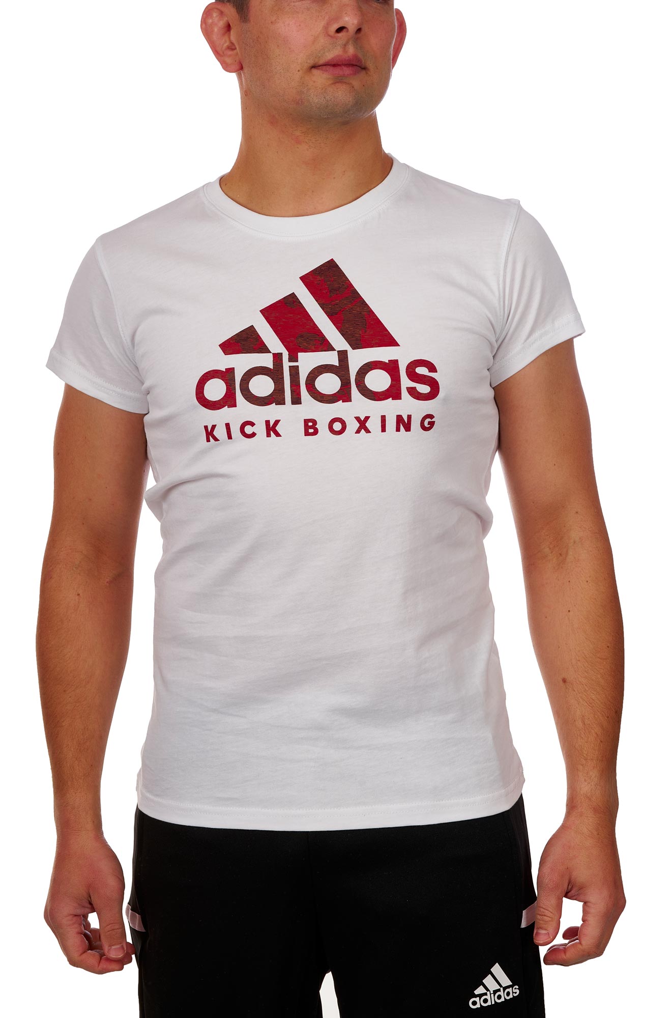 adidas badge of sport t-shirt Kickboxing white adiCLTS20KB