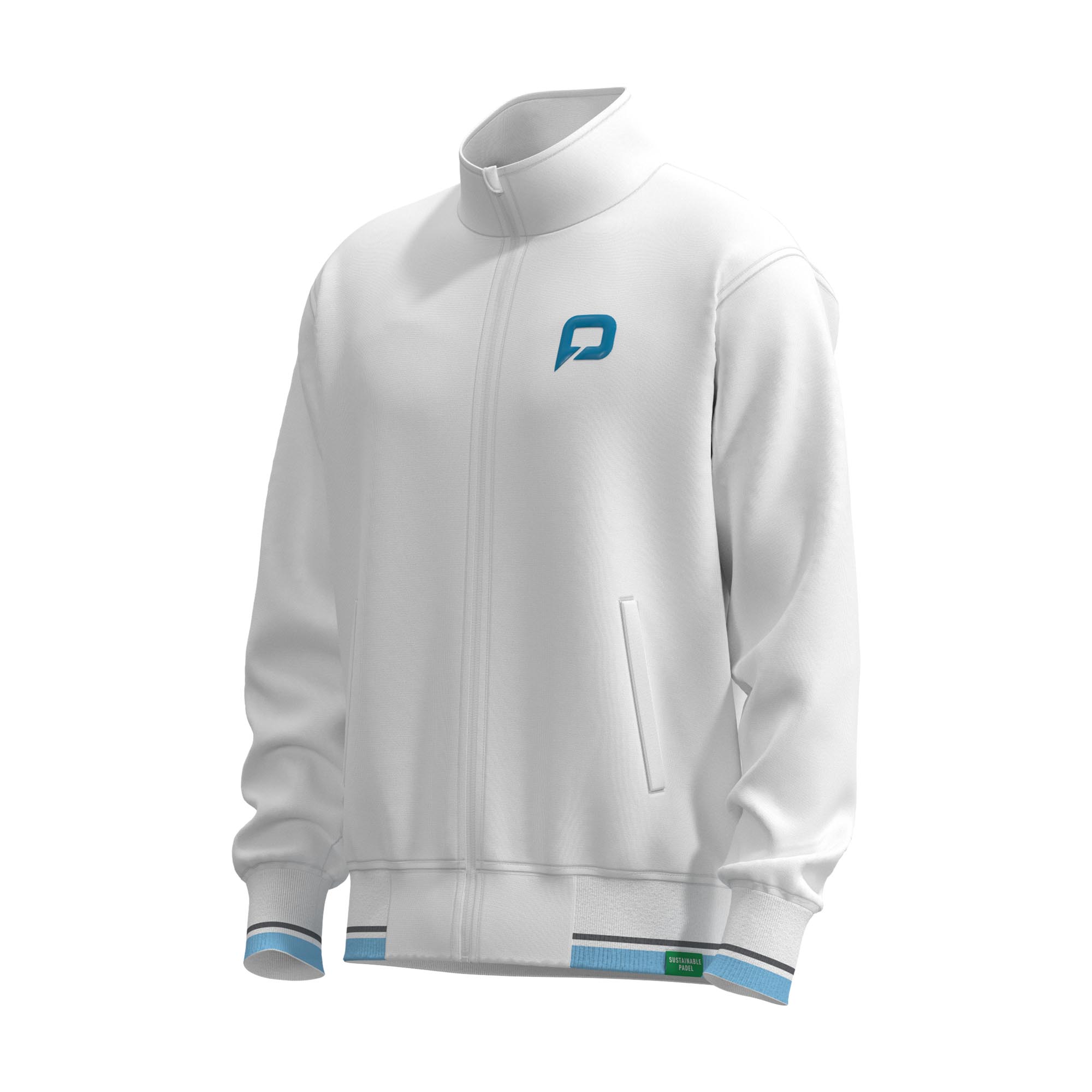 Pallap TTS Jacket women white/pulse blue/cool grey