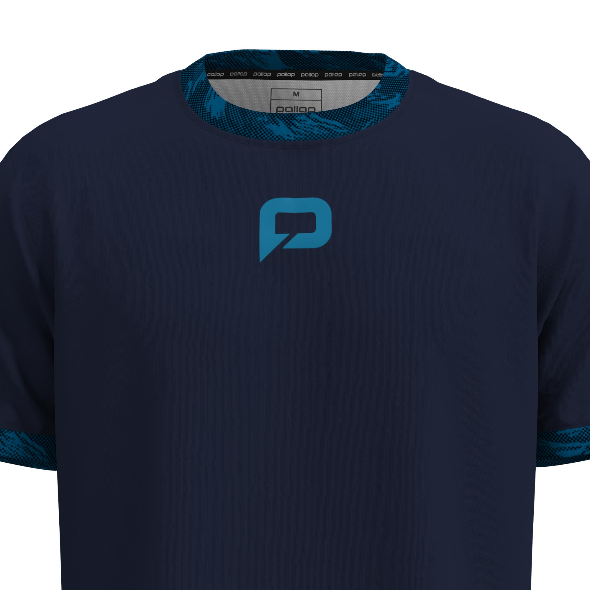 Pallap men's technical training shirt navy/blue/white