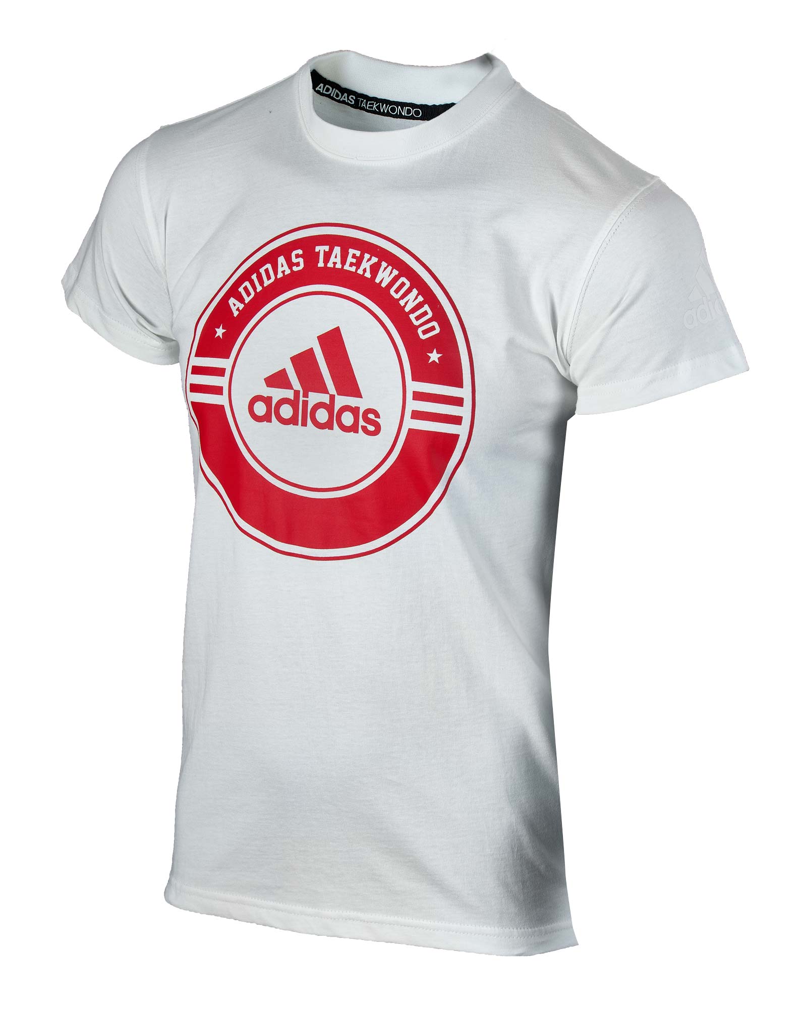 adidas Community Line T-Shirt Taekwondo Circle adicsts01T white/red
