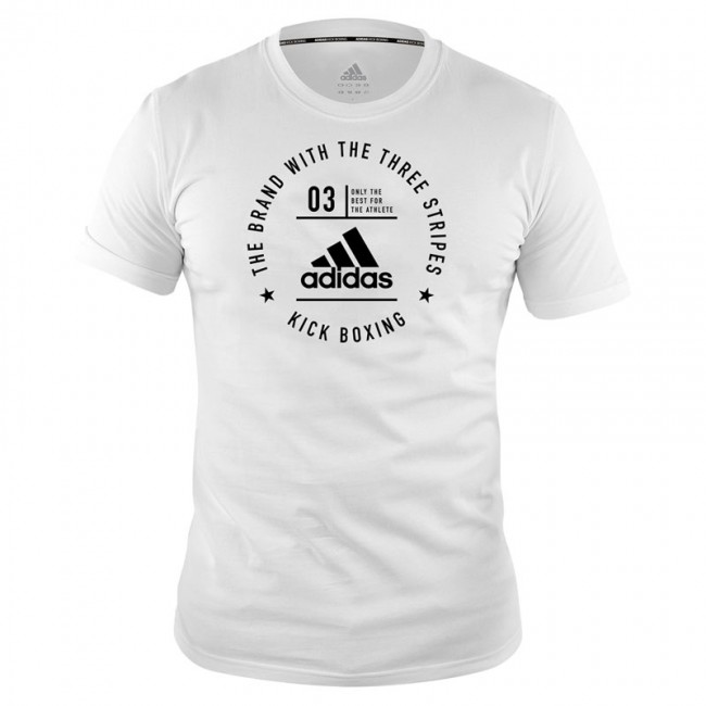 adidas community line t-shirt Kickboxing white adiCL01KB 