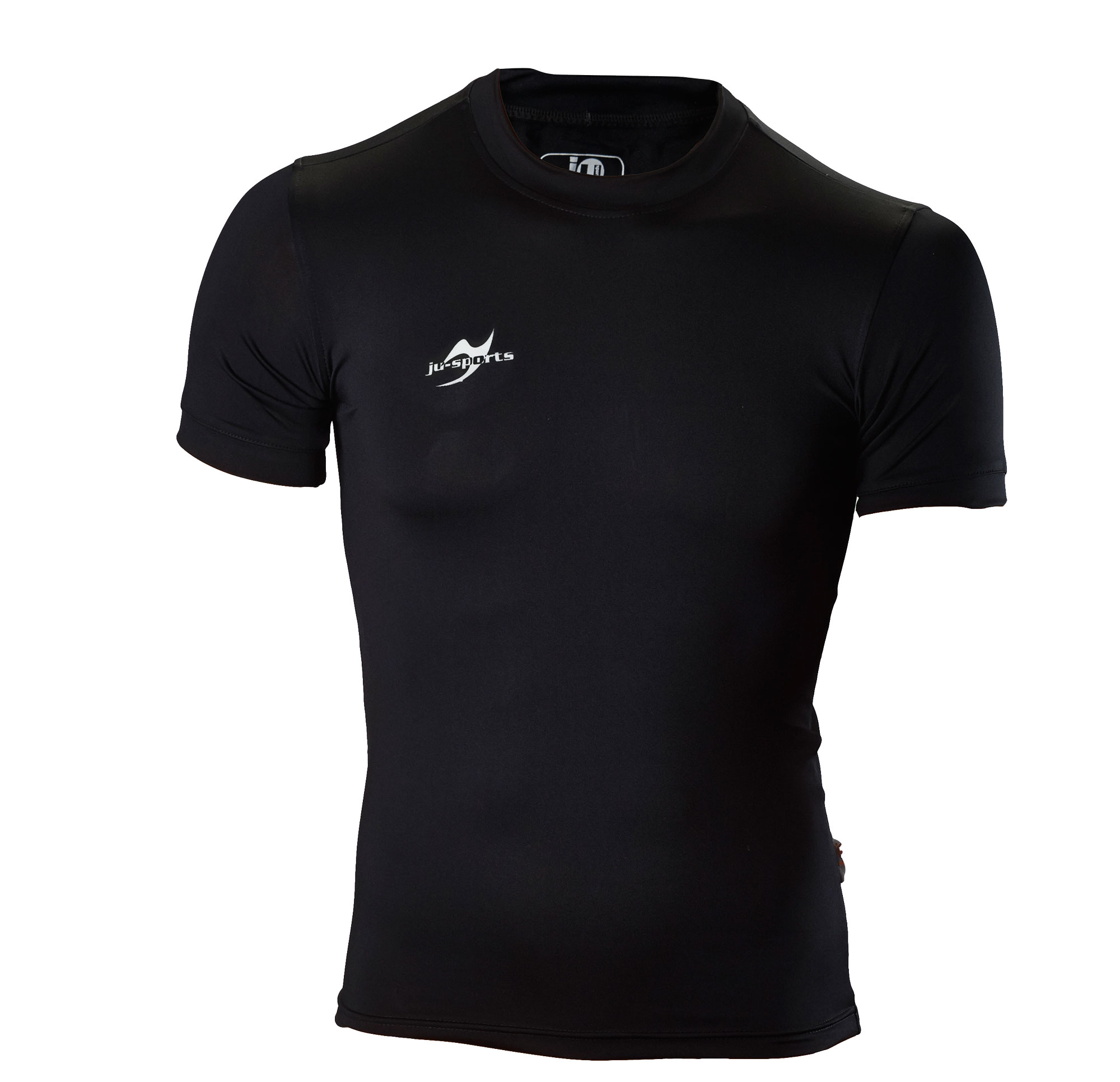 Compression Shirt kurzarm schwarz