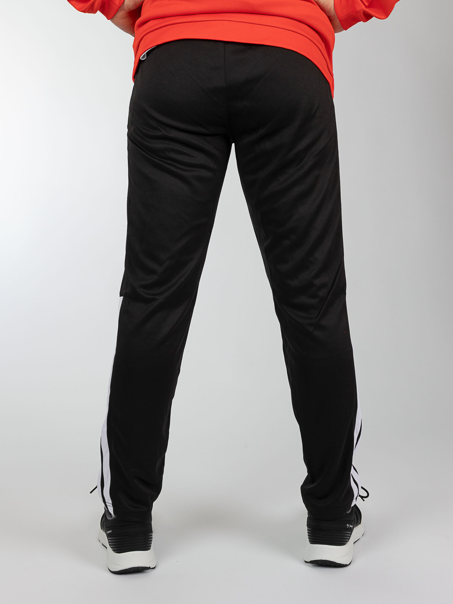 Hose, Schwarz, Trainingshose, Seitenstreifen, Jogging