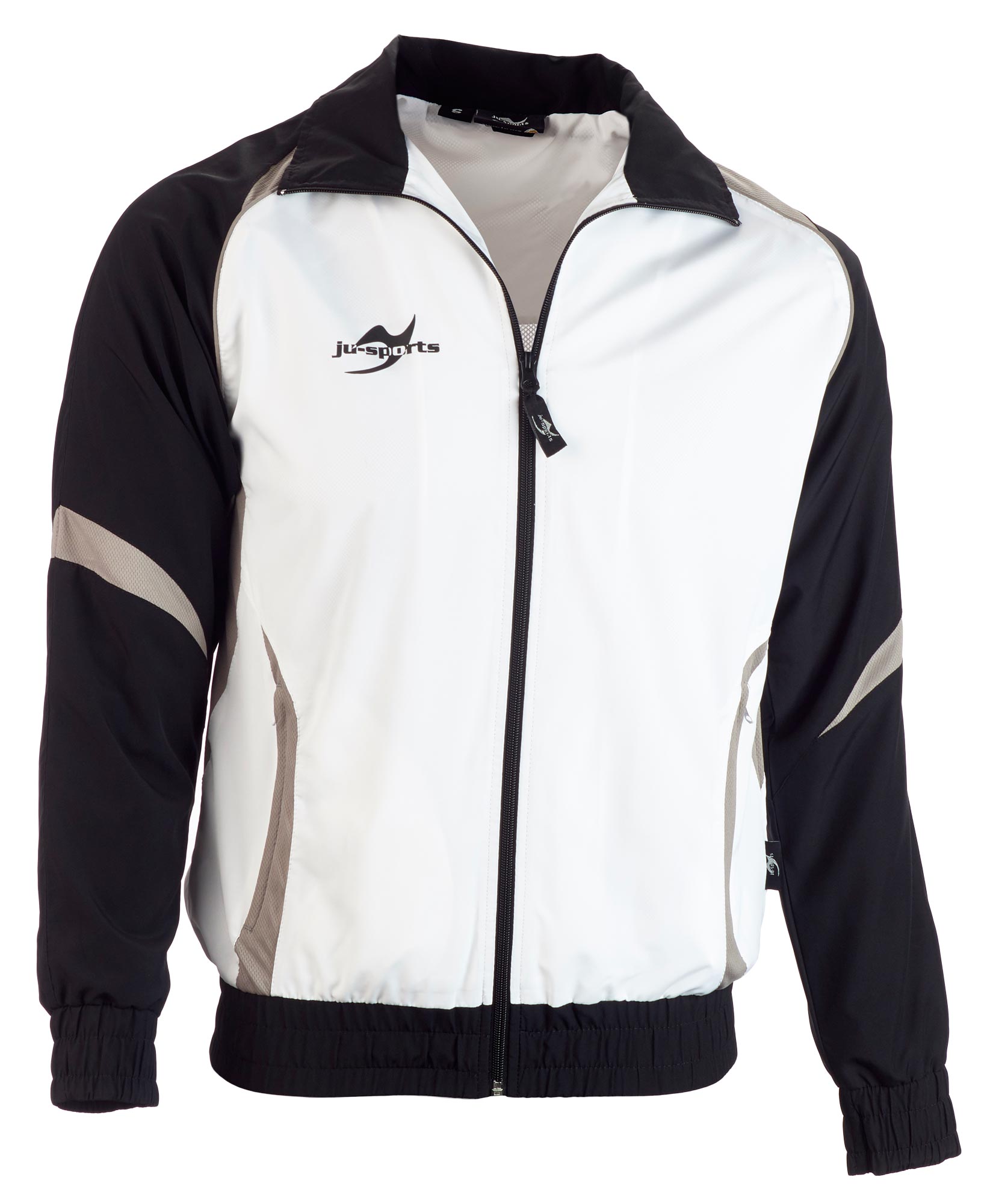 Ju-Sports C2 zip-up team jacket white/black