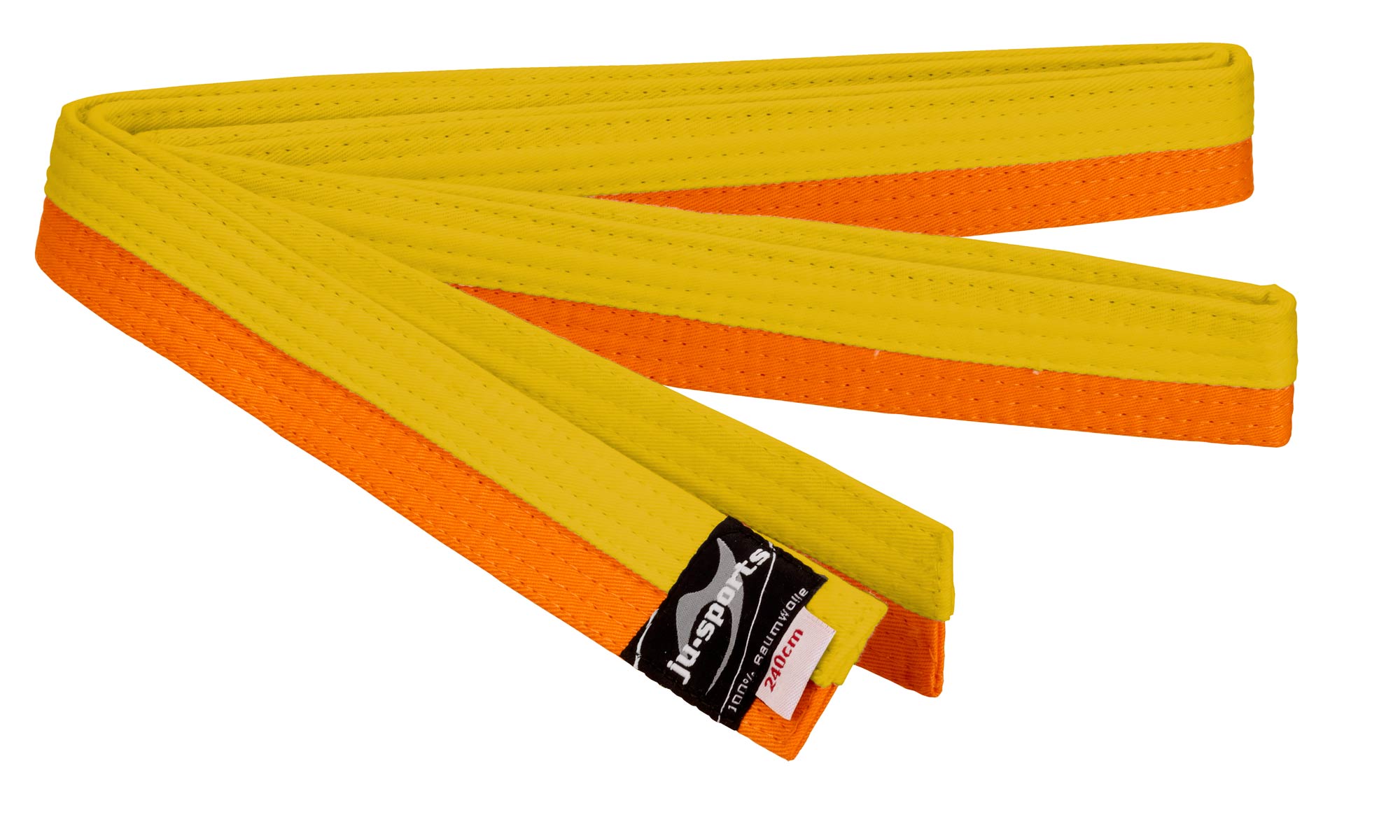 Ju-Sports budo belt yellow/orange