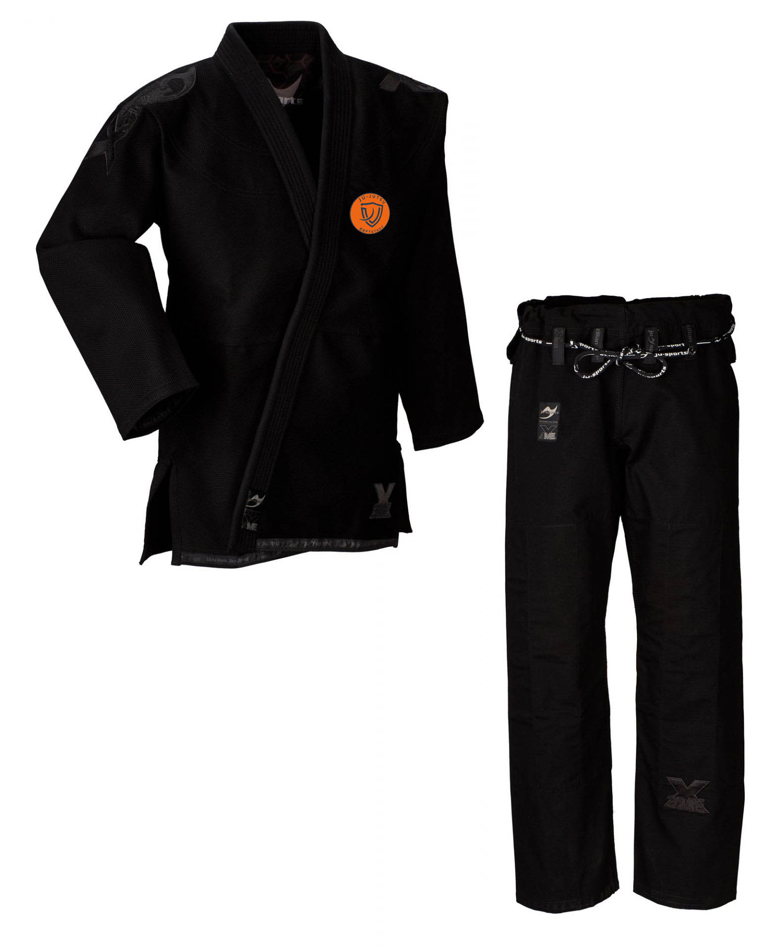 BJJ-Anzug EXTREME Black/Black 2.0 SG Erfstadt Vereinskollektion
