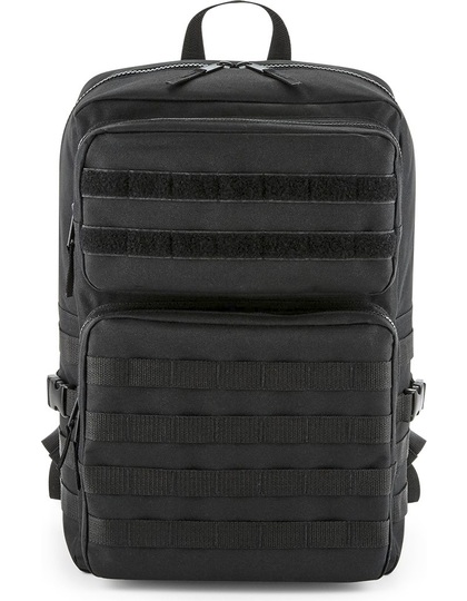 Rucksack, Schwarz, Mulit-pocket, Schultergurt, Fronttasche