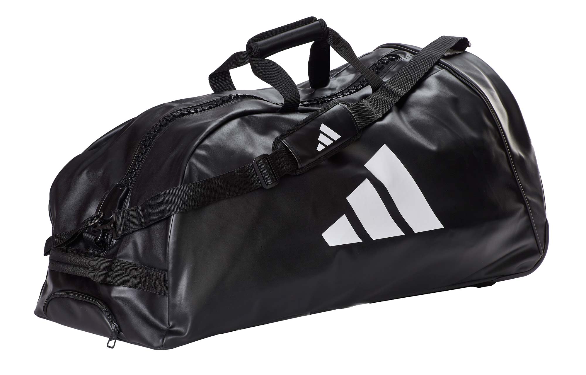 adidas Trolley "Combat Sports" black/white PU, adiACC056CS