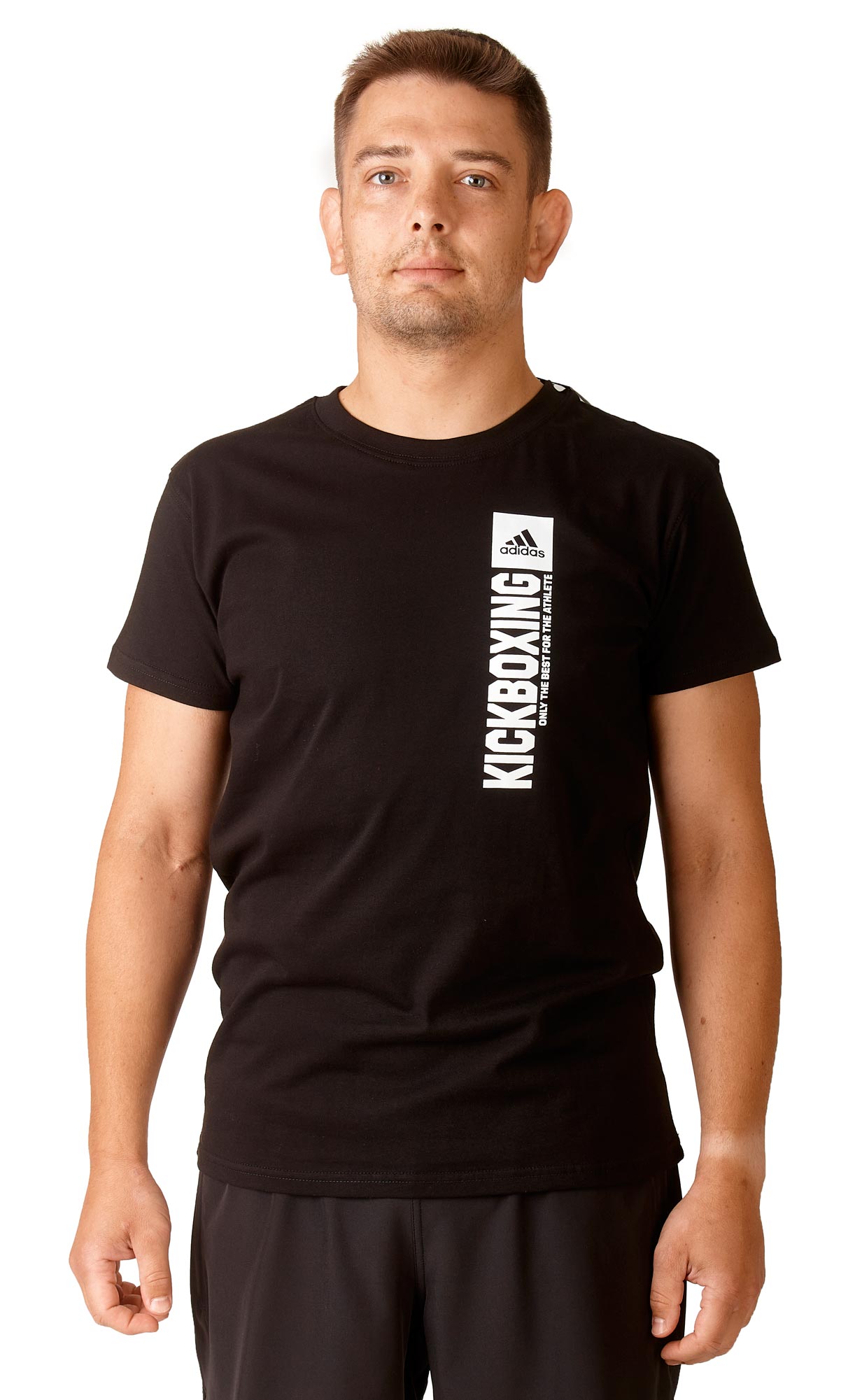 CL-KB-Modell-0030 adidas community 22 t-shirt Kickboxing black adiCLTS21V-KB
