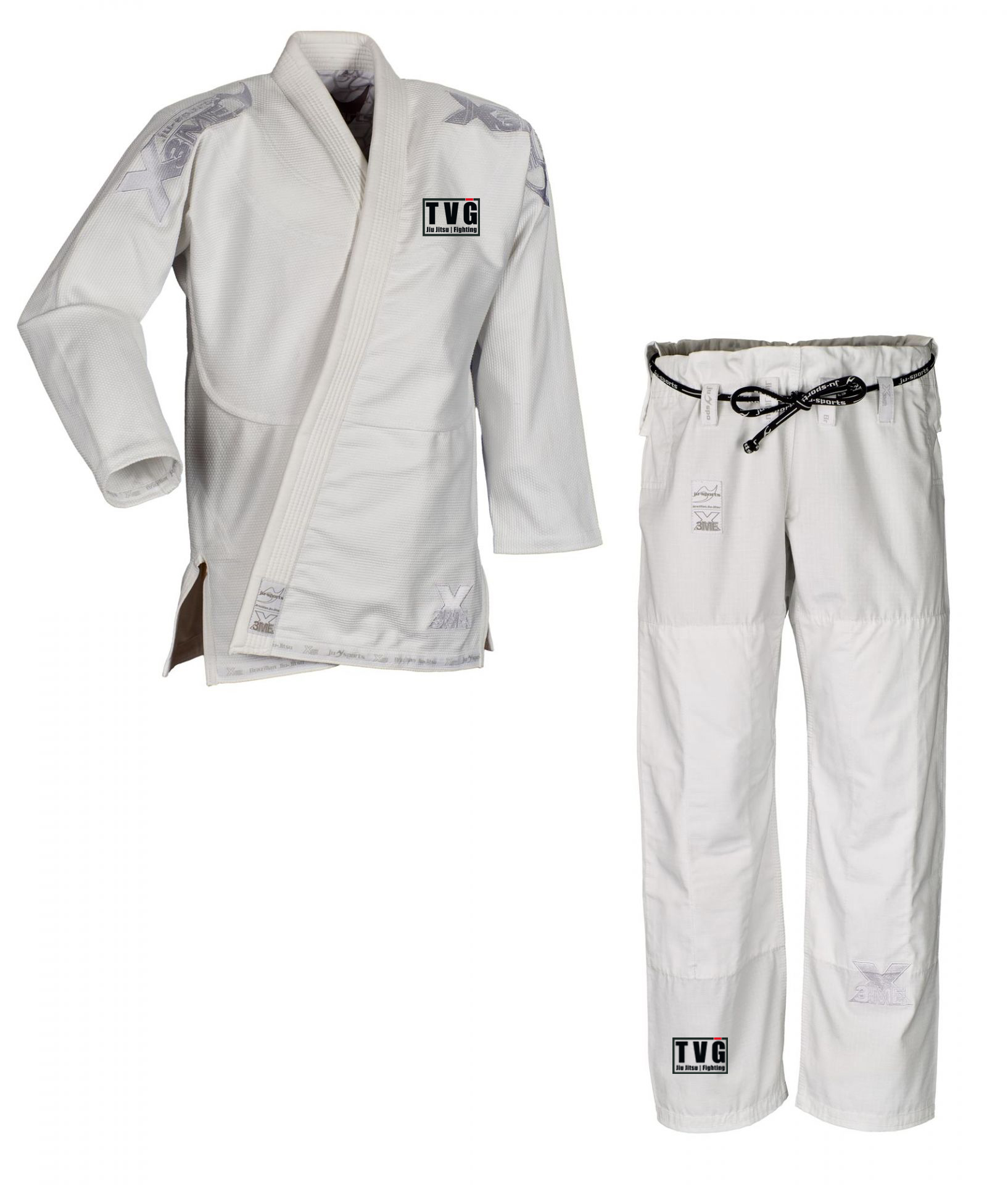 TV Gladenbach BJJ-Anzug EXTREME White/White 2.0