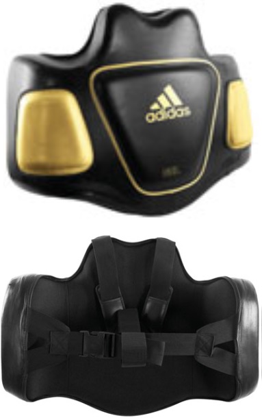 adidas super body protector ADISBP01, black/gold