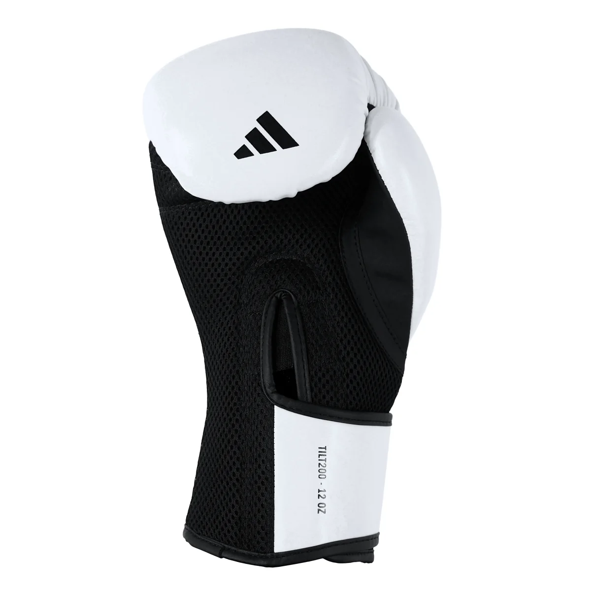 Boxhandschuh, Handschuh, Handfäustling, Schwarz/Weiß, Mesh-Gewebe