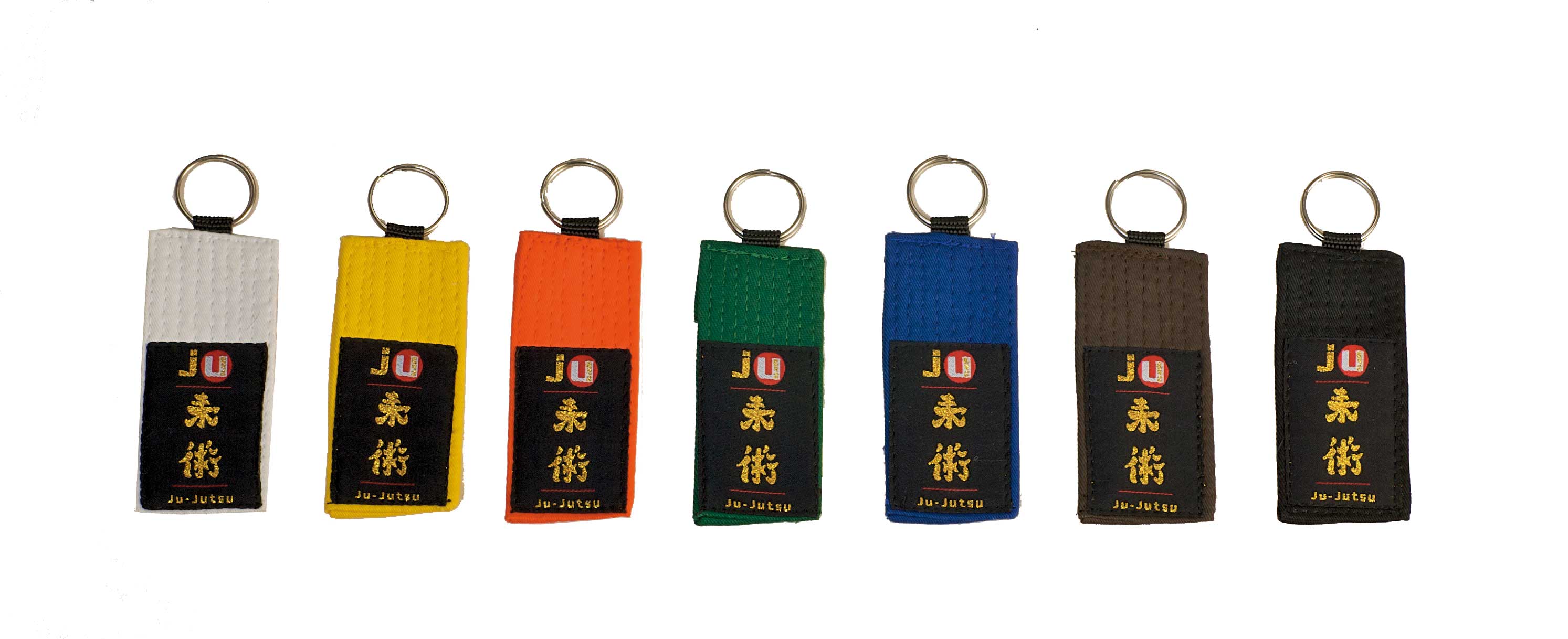 Ju-Sports Rank Belt Key Chain Jiu-Jitsu