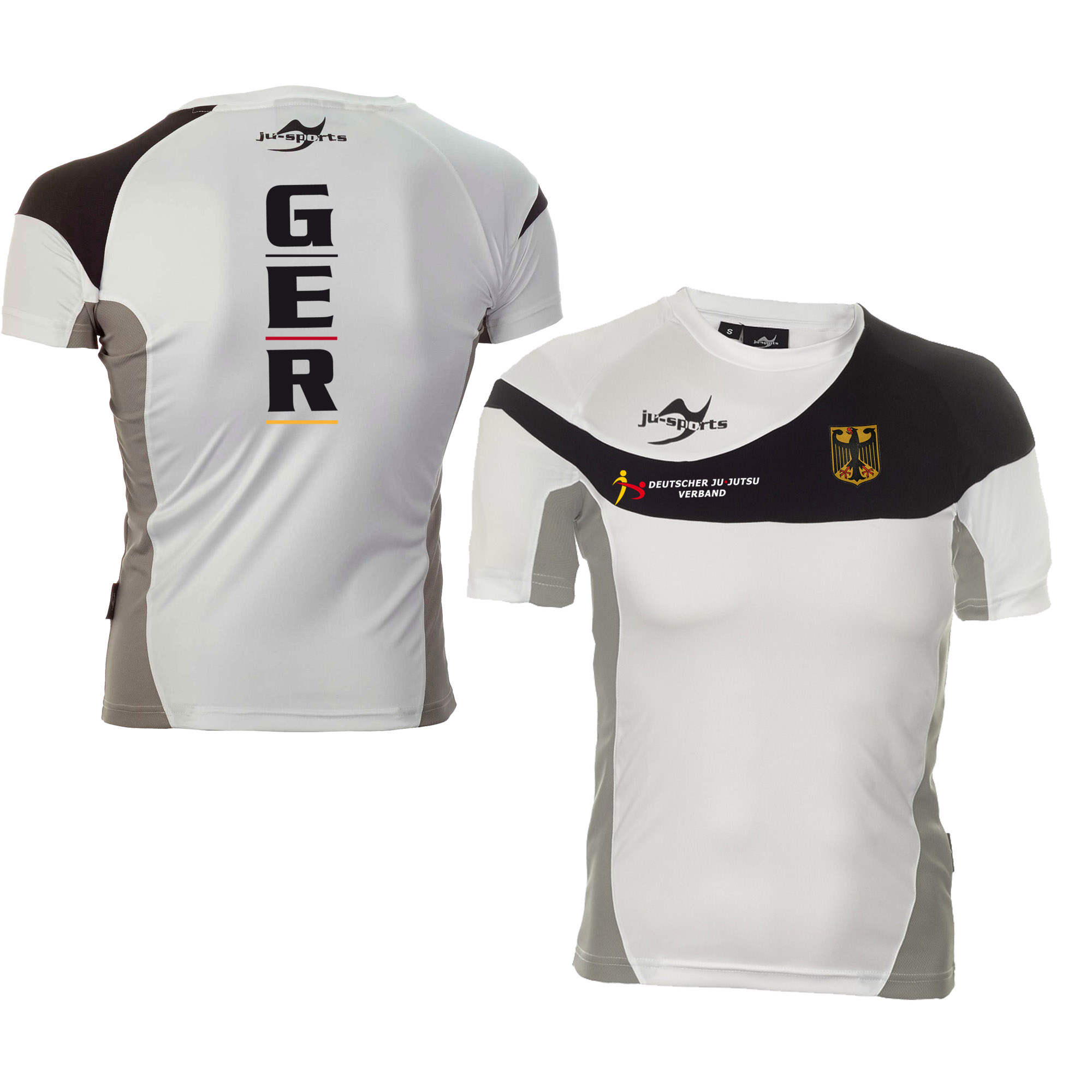 Bundeskader C1 T-Shirt-incl. Druck: GER & Adler weiß