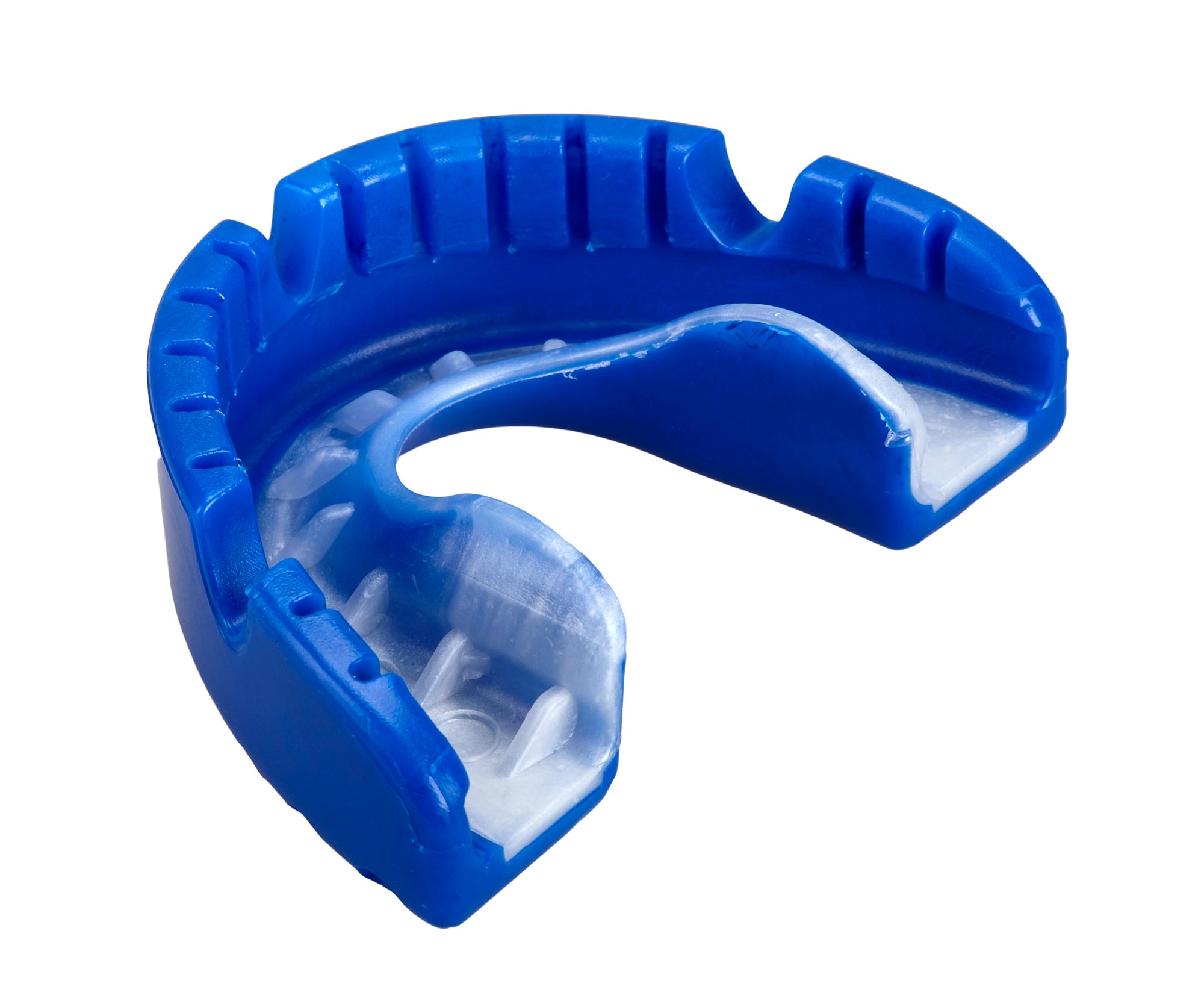 OPRO Mouthguard Gold Level Senior Braces blue/pearl