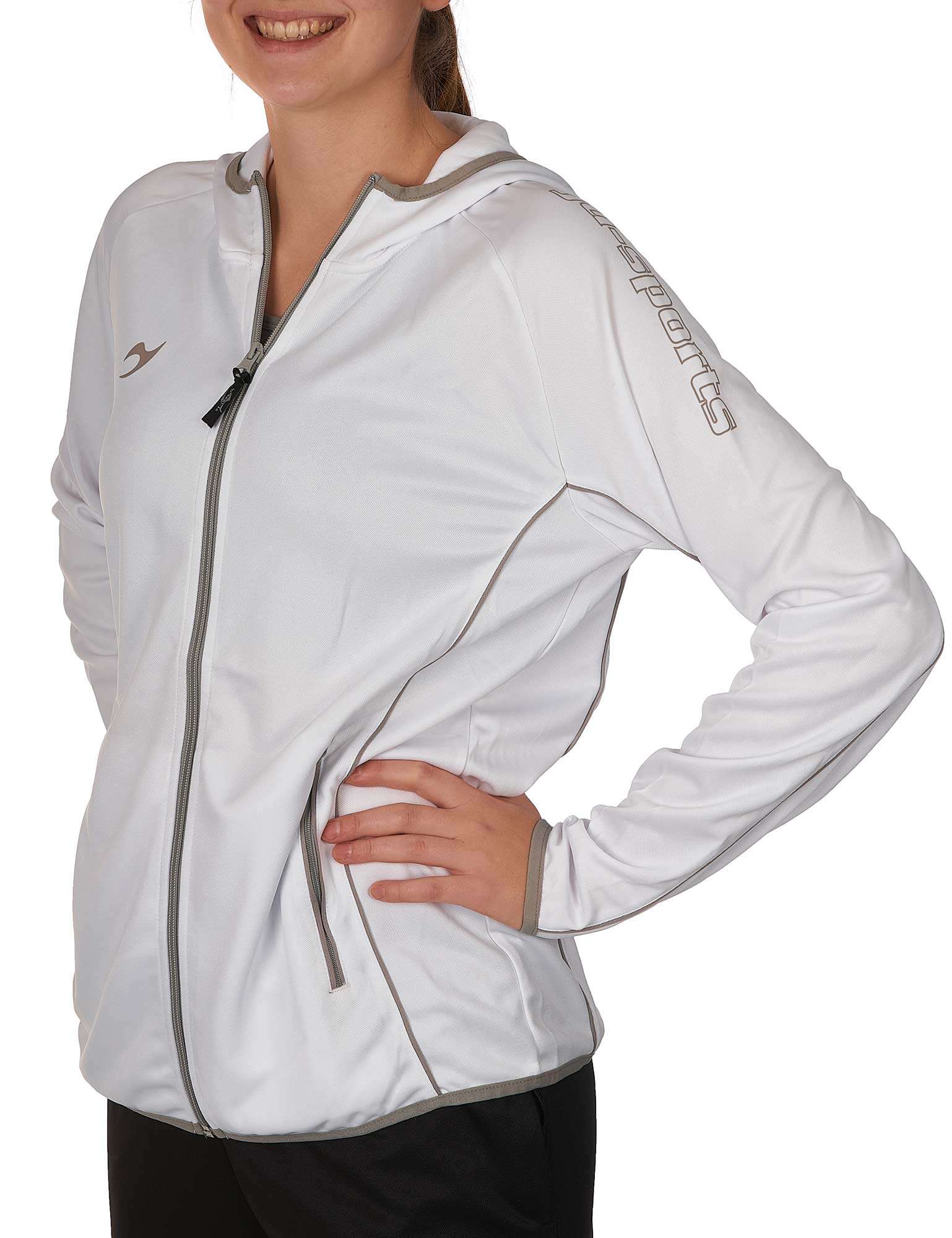 Ju-Sports Element C2 Full Zip Jacket white/navy blue