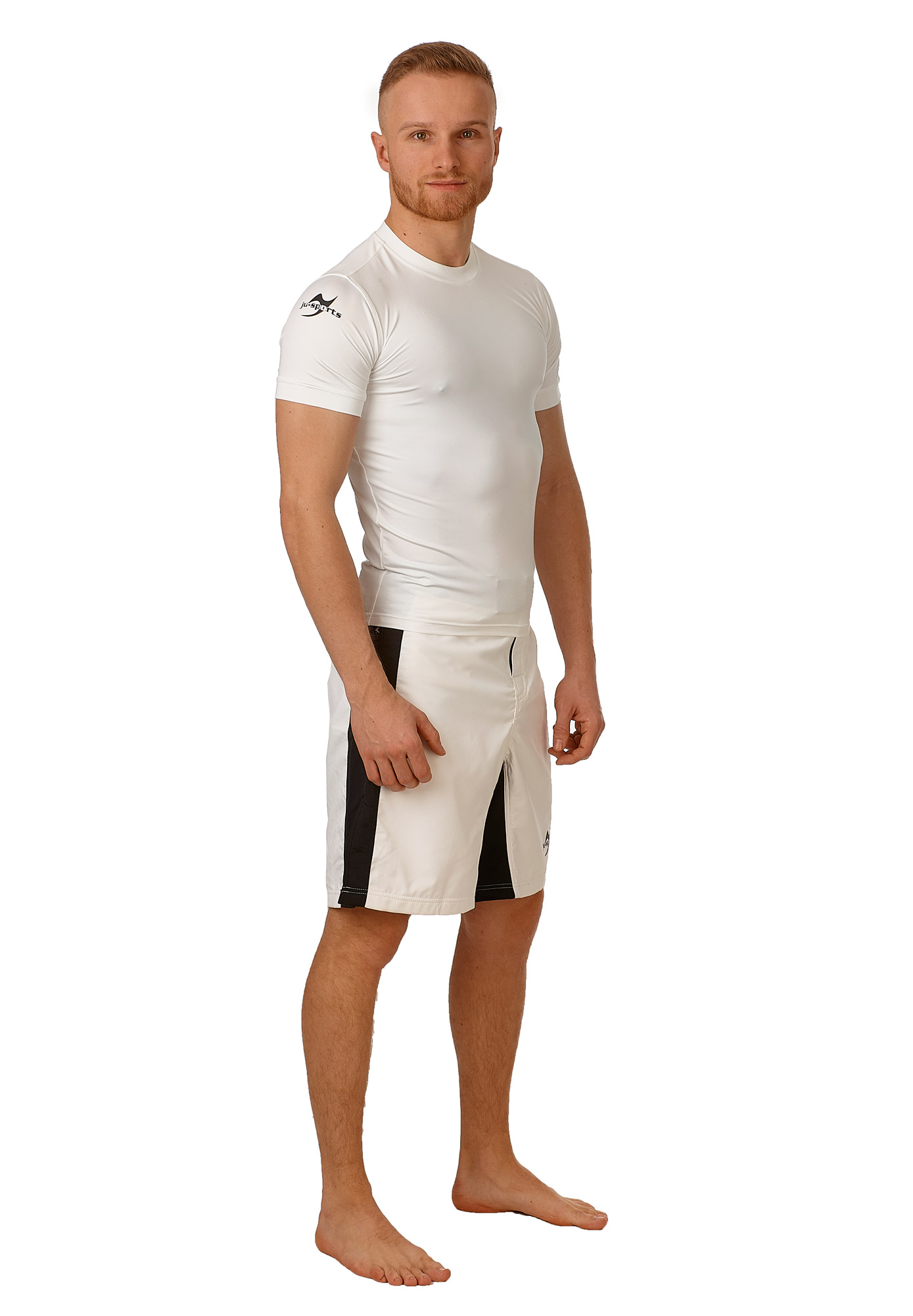 Ju-Sports Compression Shortsleeve white