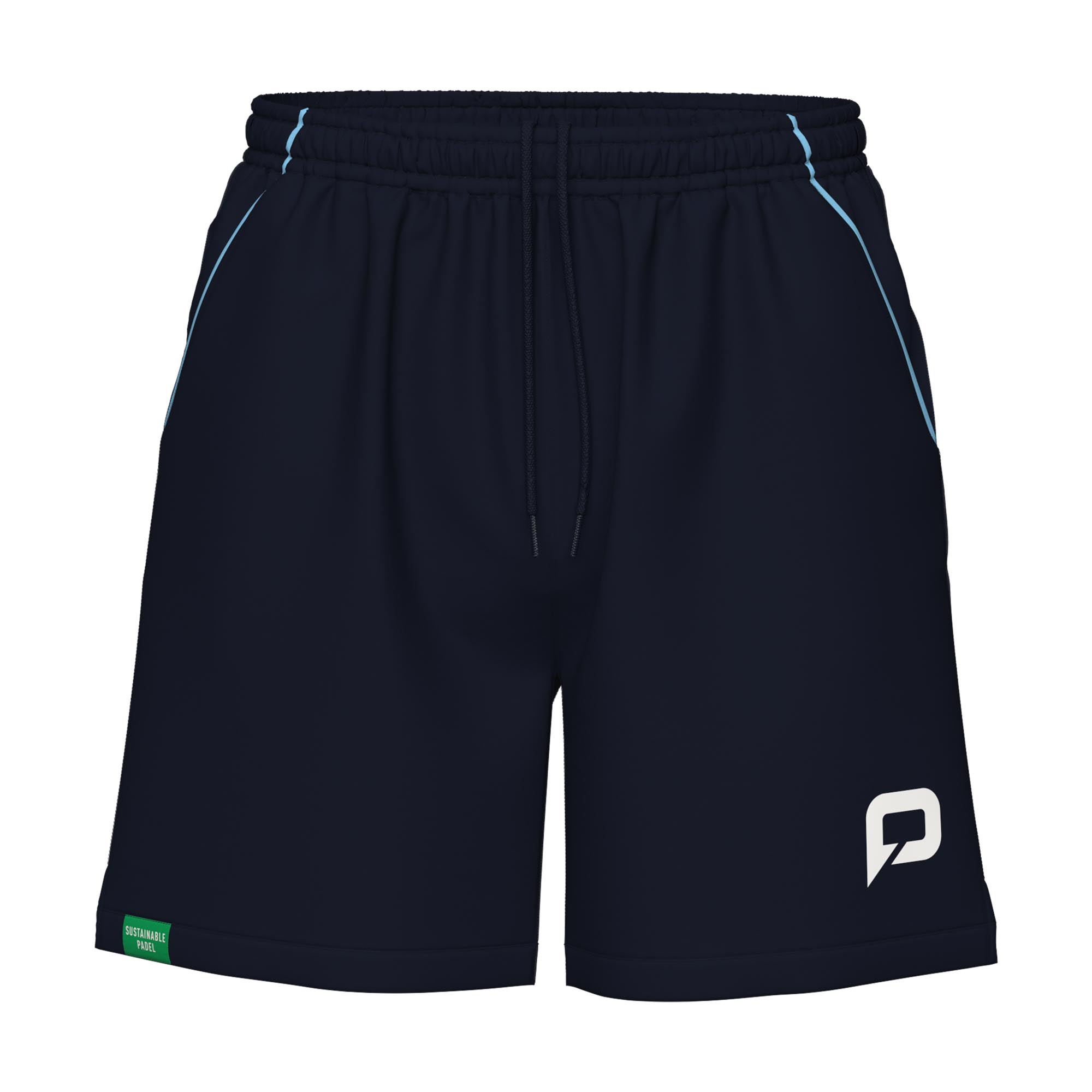 Pallap men's competition short (mesh) navy/pulse blue/white