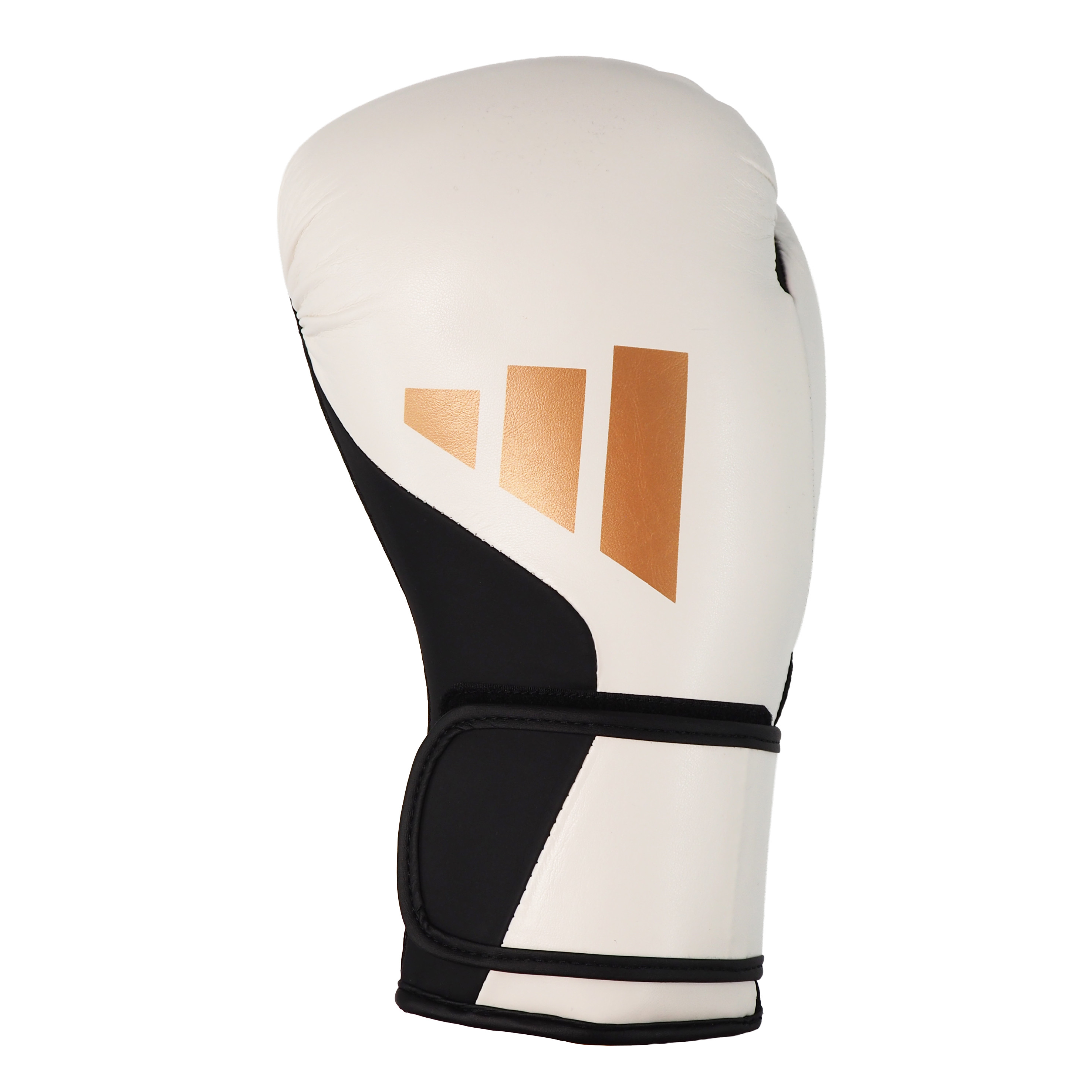 Boxhandschuh, Schwarz-Weiß, Gurtband, Kunstleder, Sportausrüstung