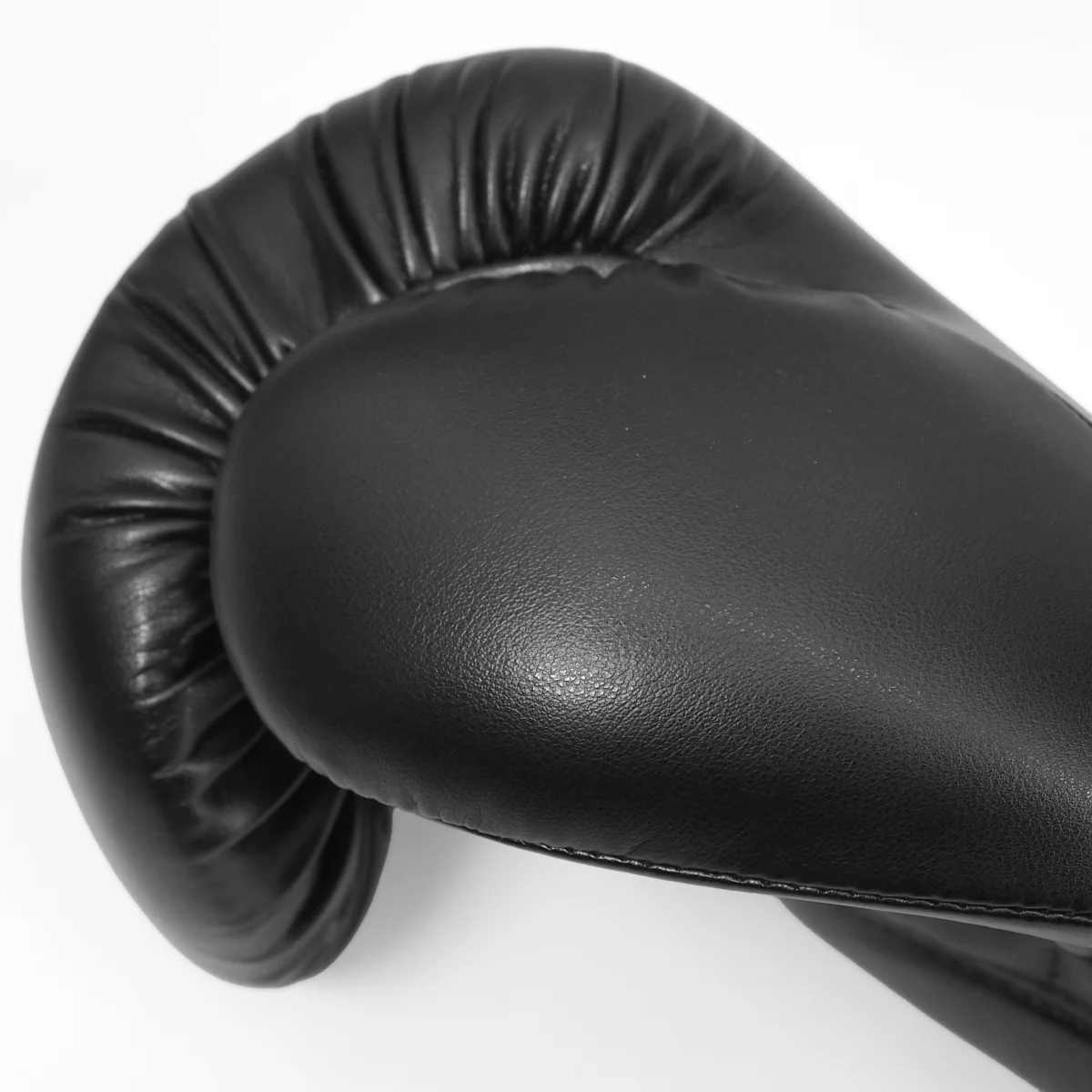 Boxhandschuh, schwarz, Leder, gepolstert, Sport