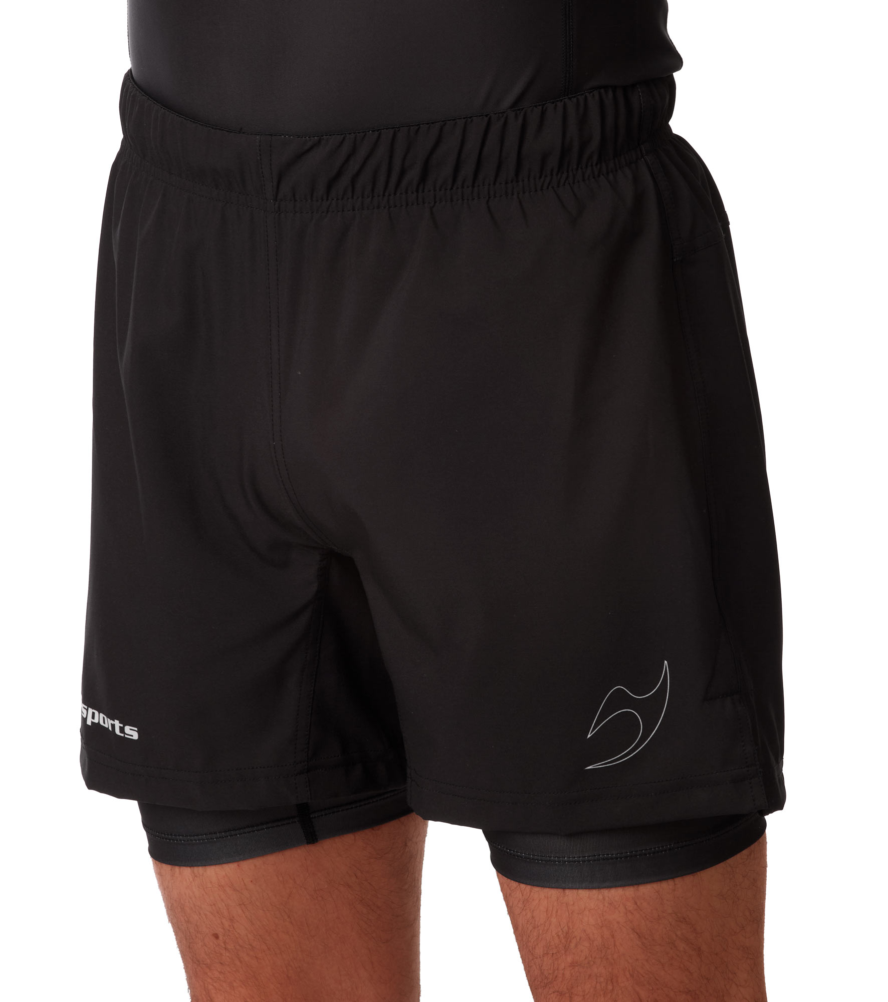 Grappling shorts flex double