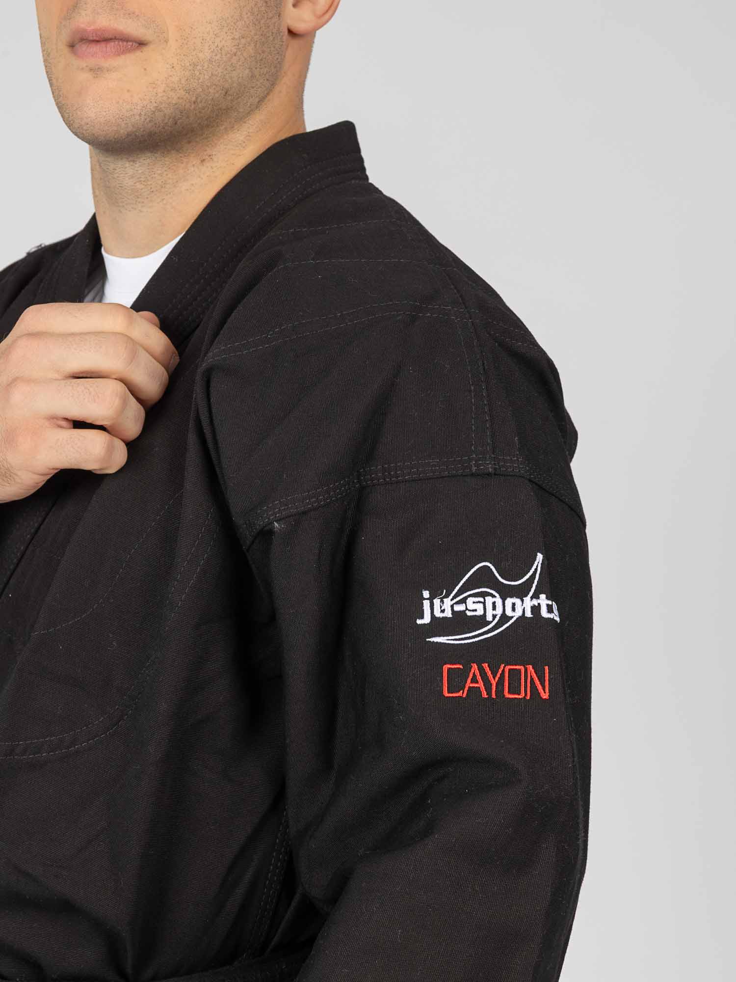judo gi, Judogi, Jacke, Schwarz,  embroidery