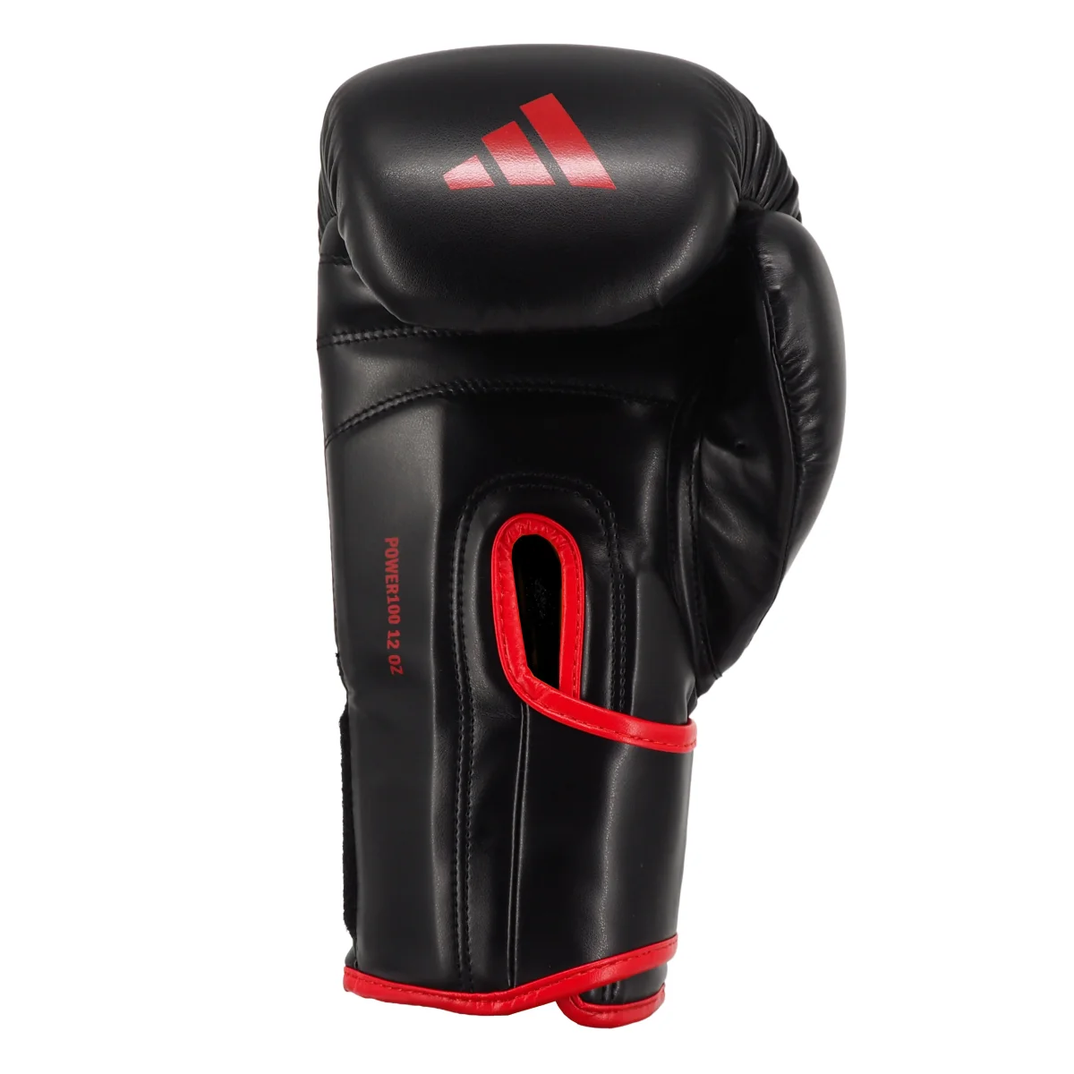 boxing glove, glove, leder, schwarz, rot