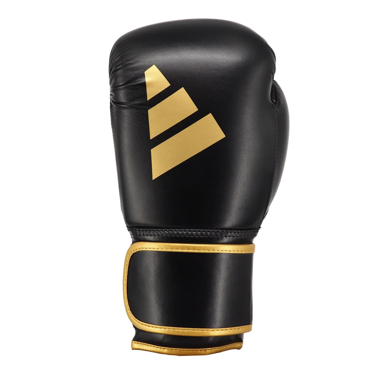 Boxing glove, Schwarz, Goldene Akzente, Leder, Klettverschluss
