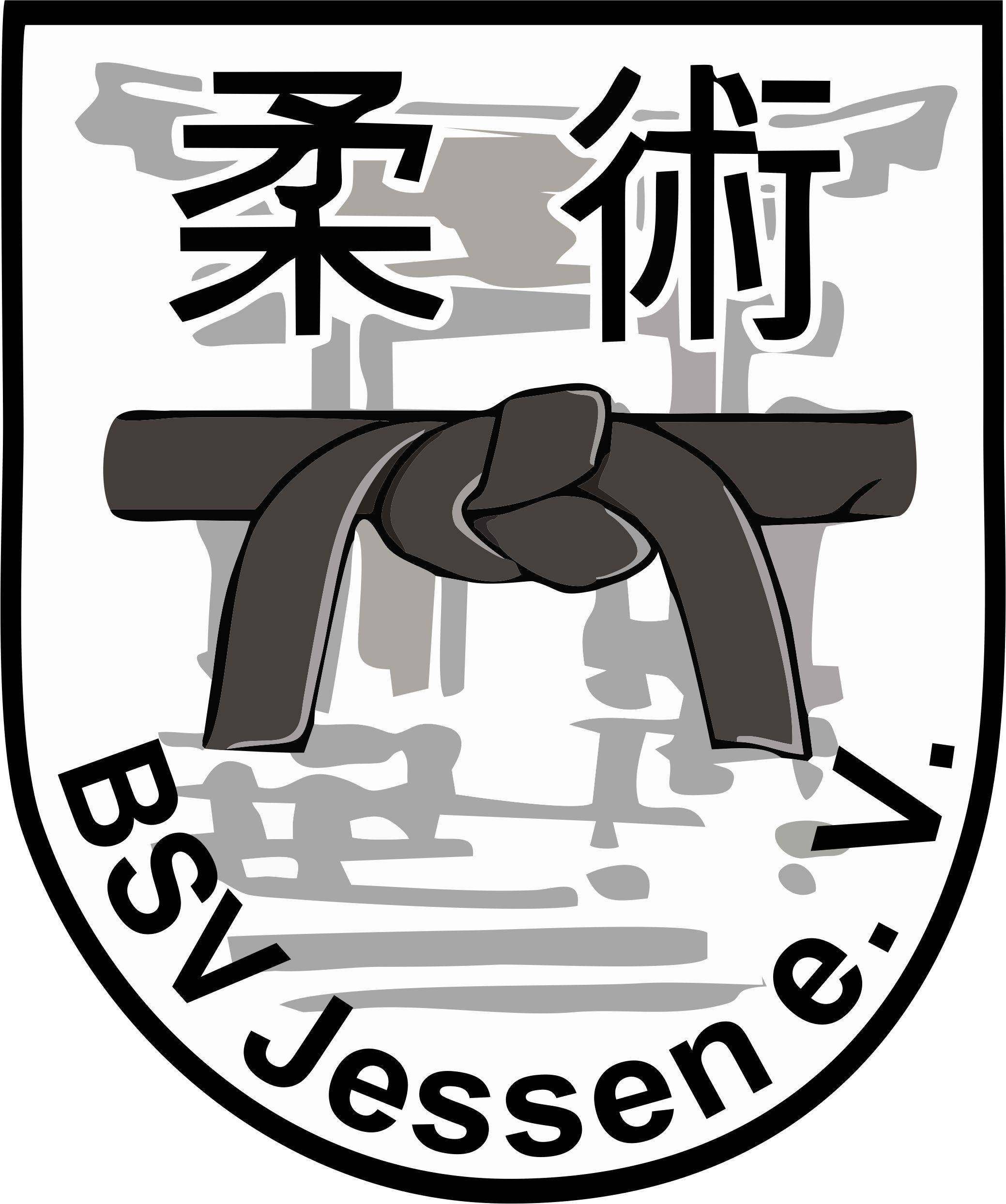 Karate, Kimono, Gürtel, Abzeichen, Wappen