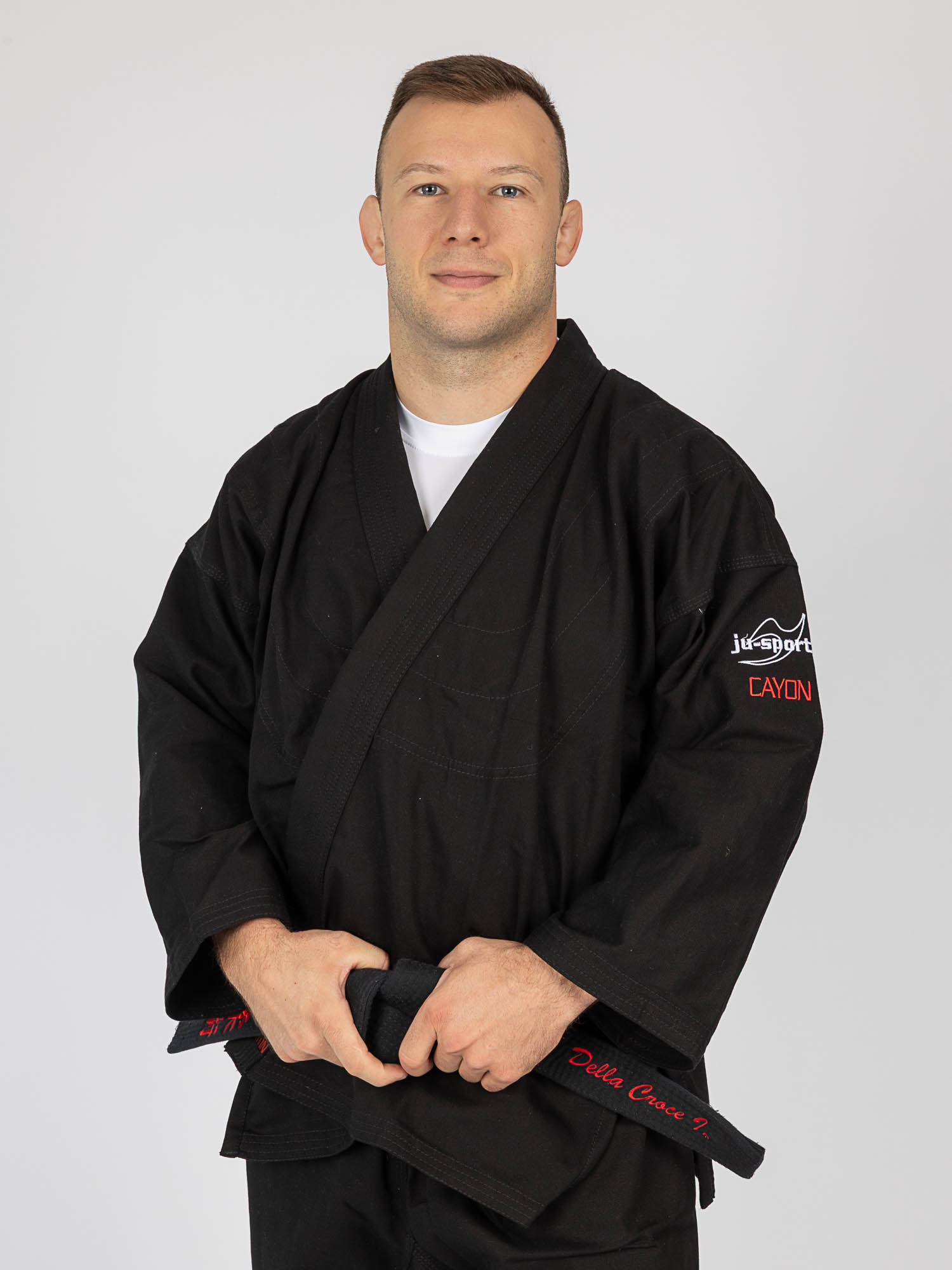 Judo Gi, schwarzer Gi, Kampfsport, Gürtel, Uniform
