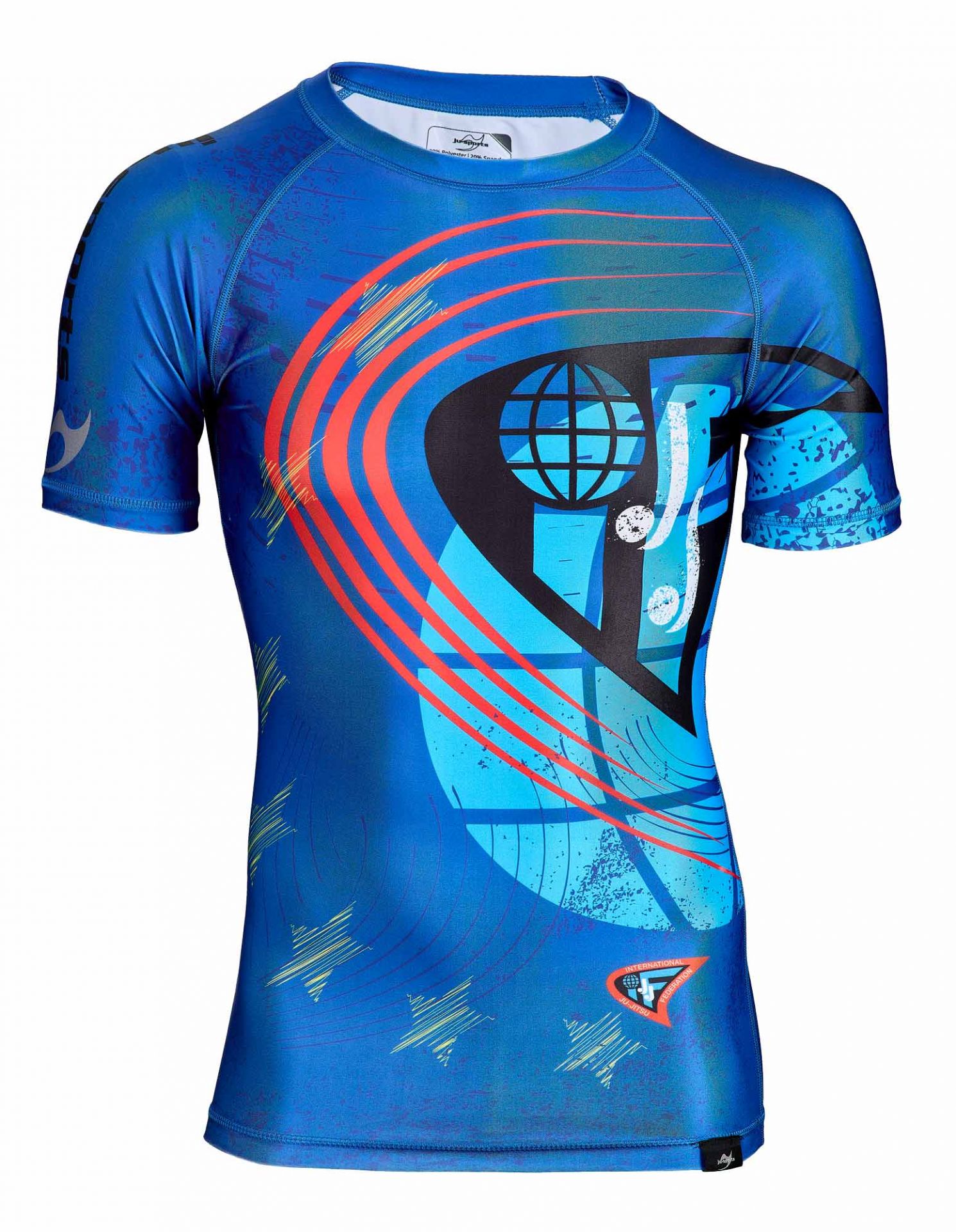 Zoc Doc Rash Qr Code Rashguard shortsleeve blue - JJIF approved with national code | GER ...