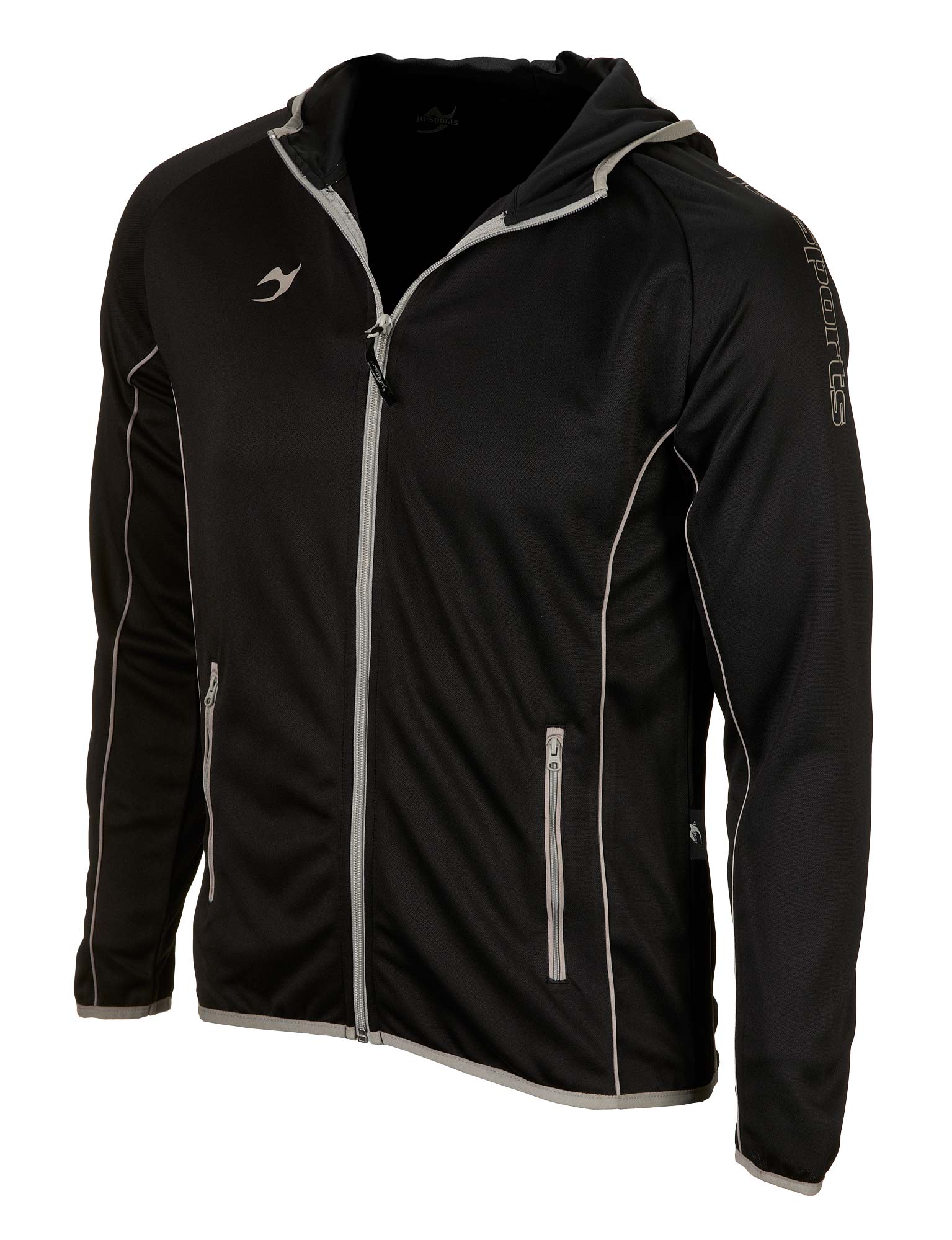 Teamwear C3 Hooded Team Jacket schwarz