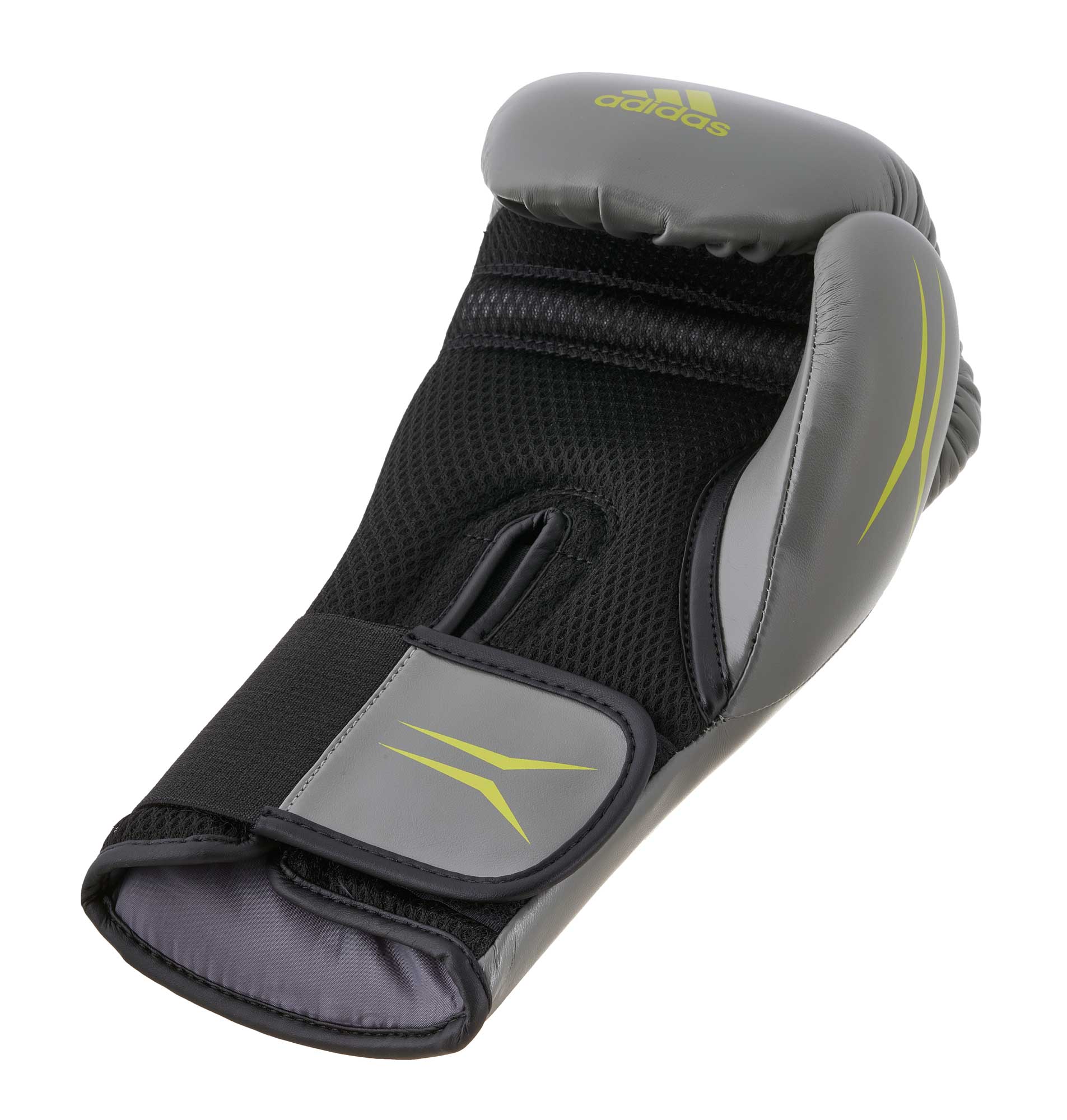 SPD150TG-Speed-Tilt-150-gray_black_green-10OZ-Boxing-Training-Glove-0006 adidas boxing gloves SPEED TILT 150 SPD150TG grey/lime