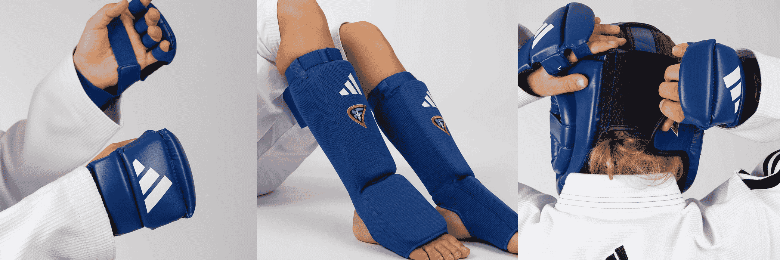 Boxen, Schiengeh protection, BeinSchutz, Sparring, Blaues Zubehör