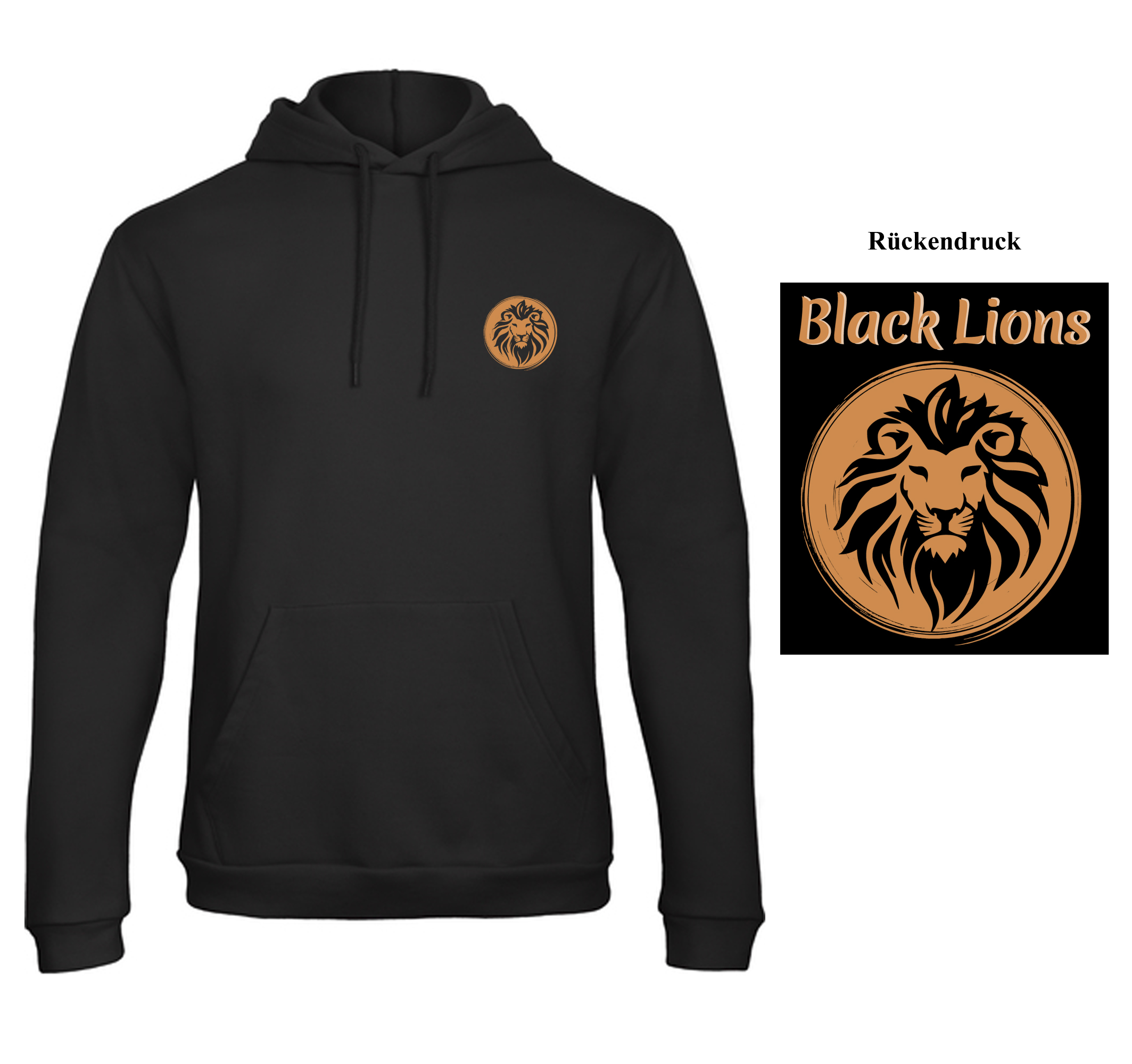 Black Lions Hoodie