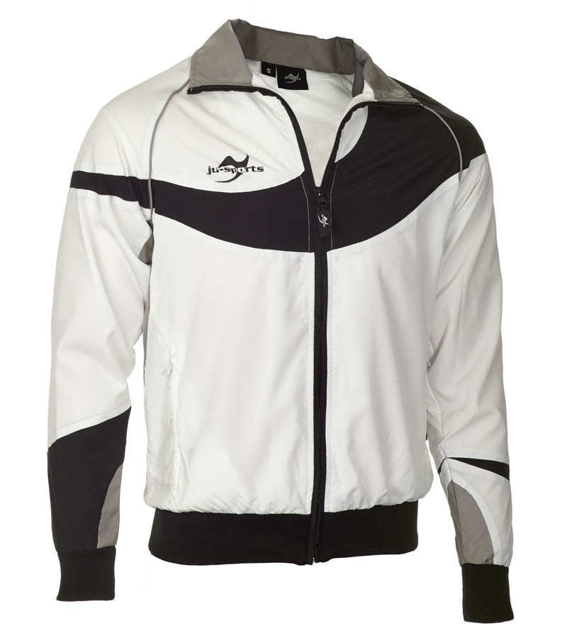 Ju-Sports C1 zip-up team jacket white/black