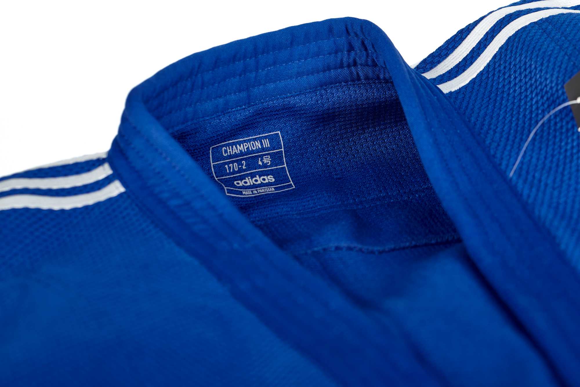 adidas judo gi Champion III JIJFS-1 blue/white stripes