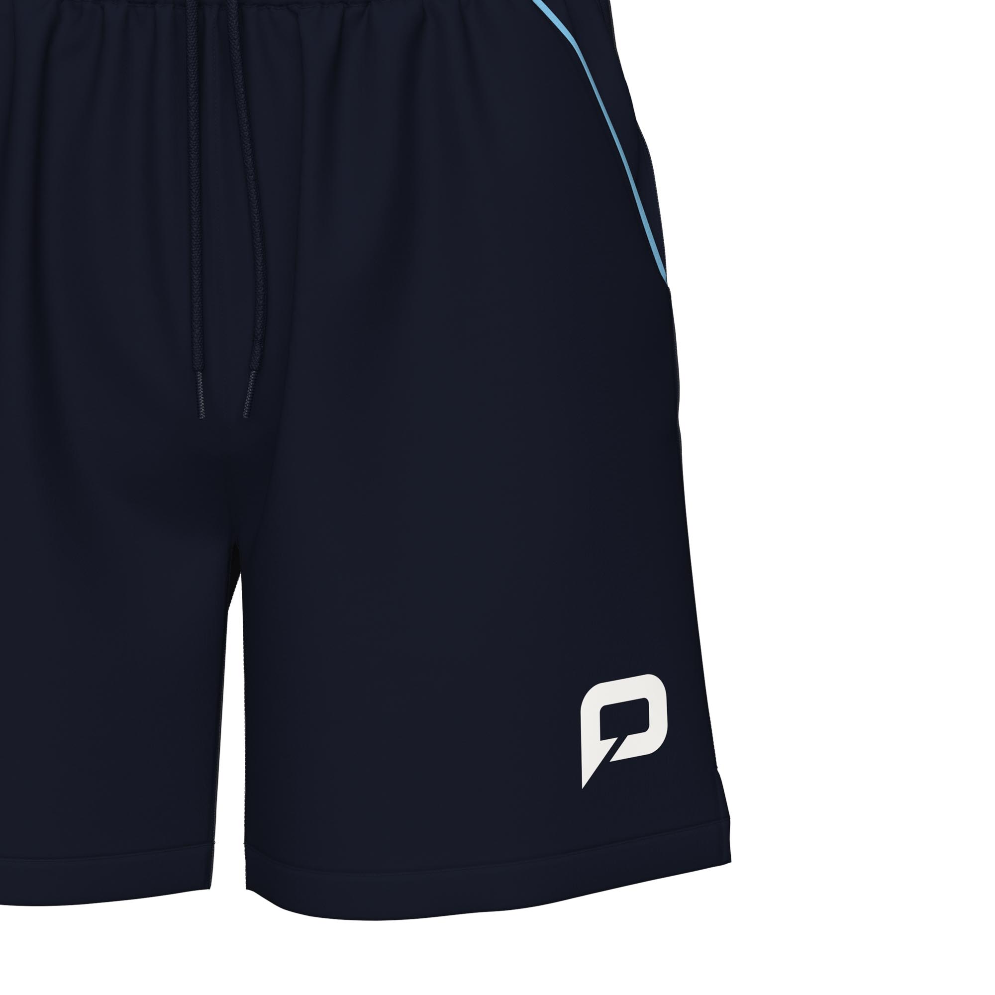 Pallap men's competition short (mesh) navy/pulse blue/white