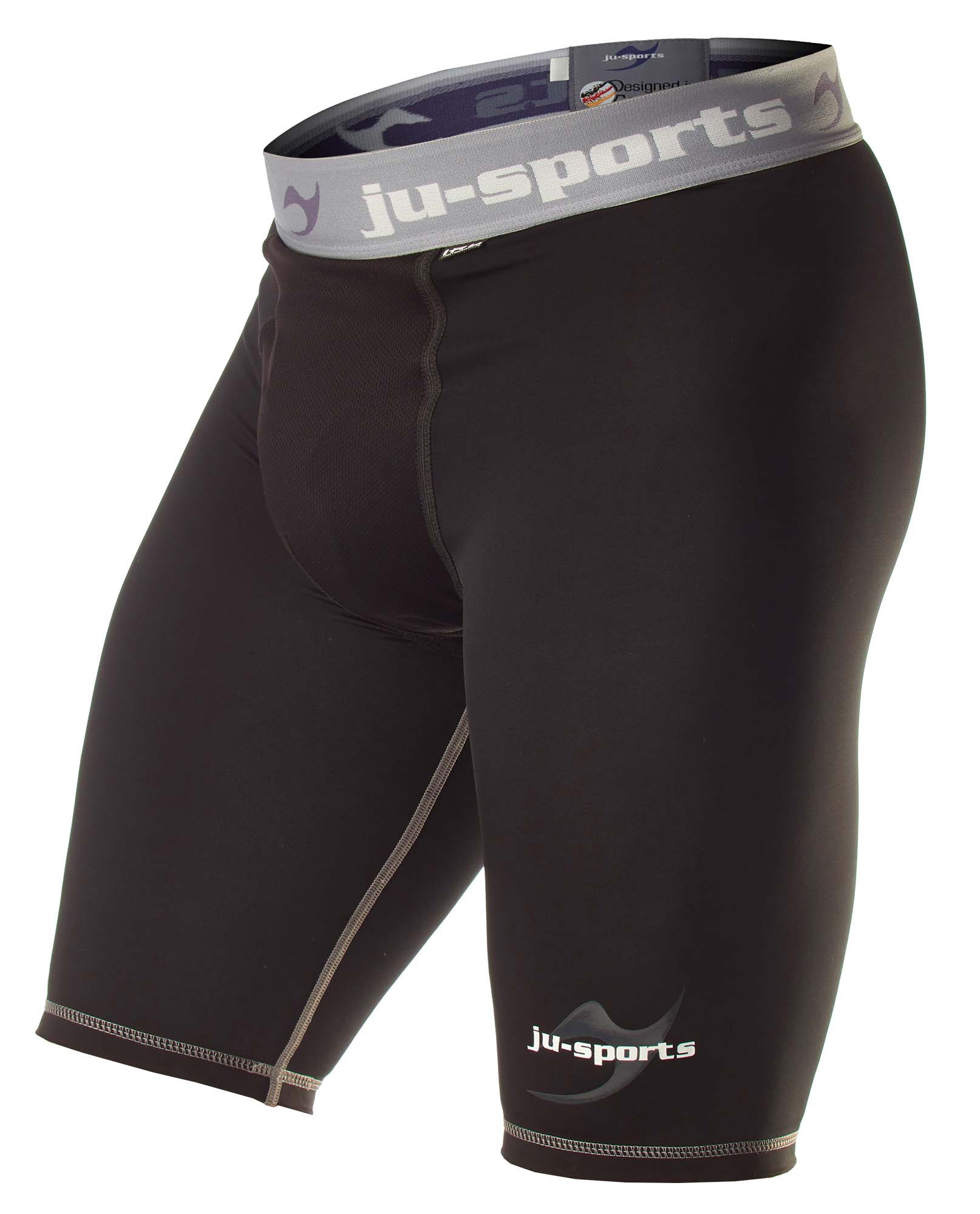 Ju-Sports Compression Base Shorts mit Motion Pro Flexcup, Tiefschutz