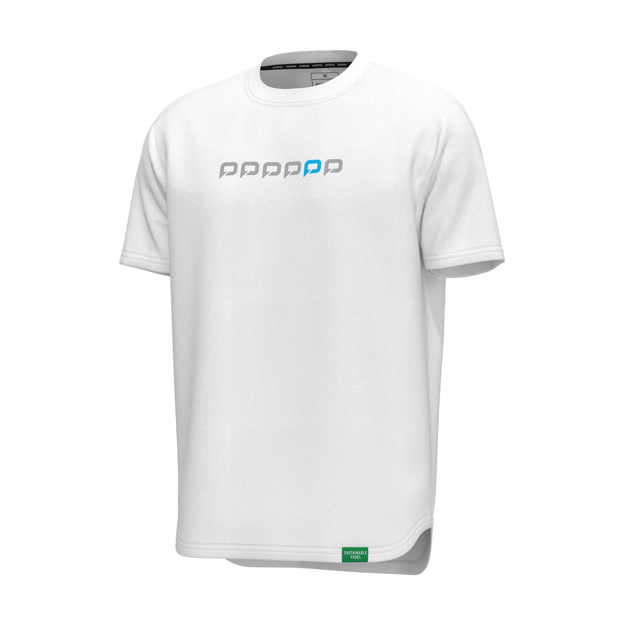 Pallap men's shirt white/cool grey/blue