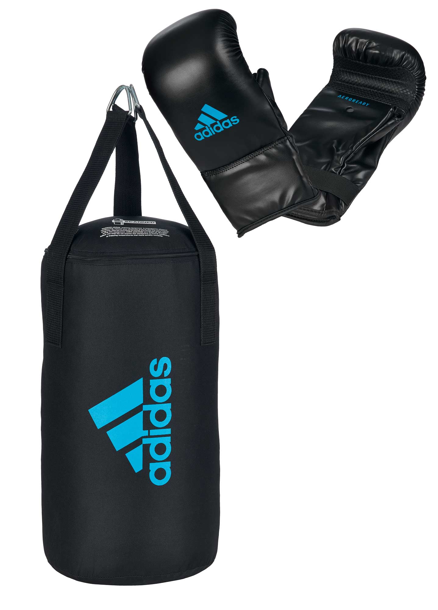 adidas Woman`s Bag Kit black/solar blue ADIBACWS01