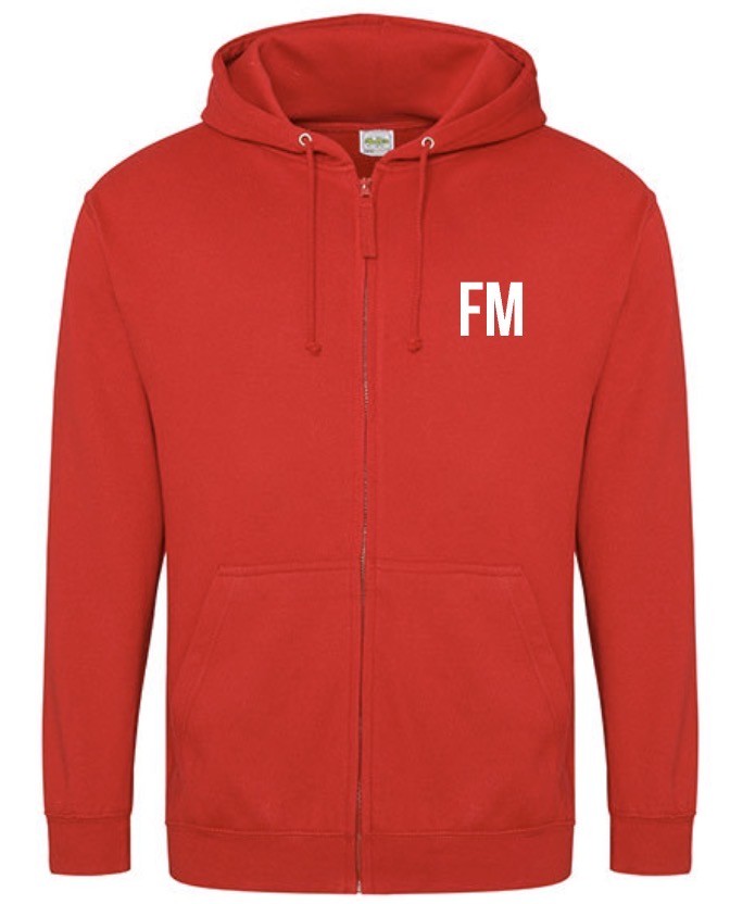VfL Volkach Team Zip-Hoodie Kids rot