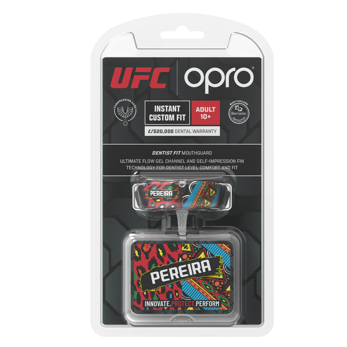 OPRO Zahnschutz Instant Custom Fit UFC Fighter Senior Pereira